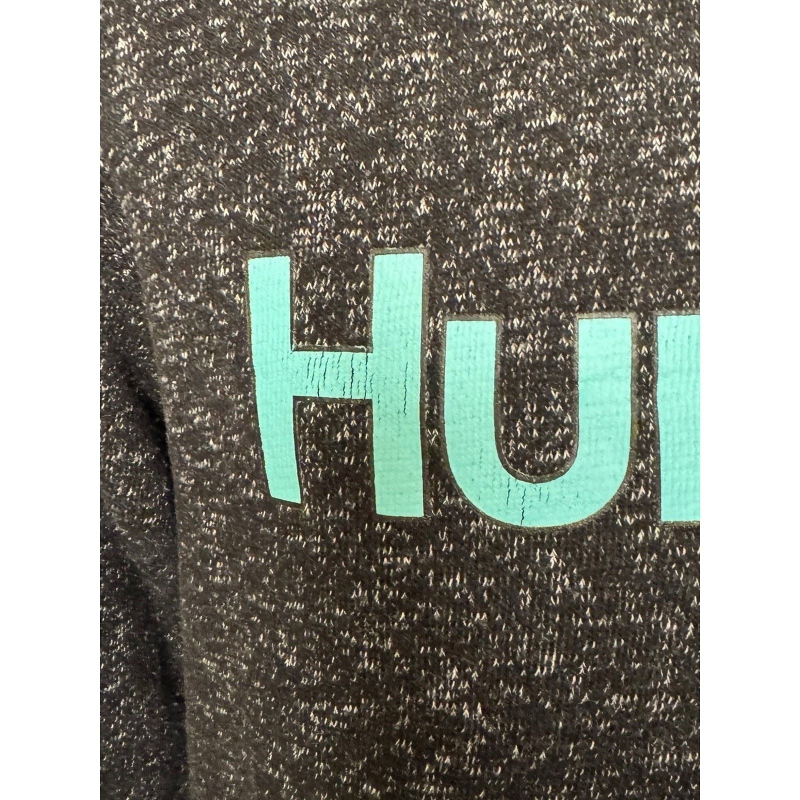 Hurley Hurley Crewneck Heathered Black Gray Pullover Sweatshirt Size US L / EU 52-54 / 3 - 2 Thumbnail