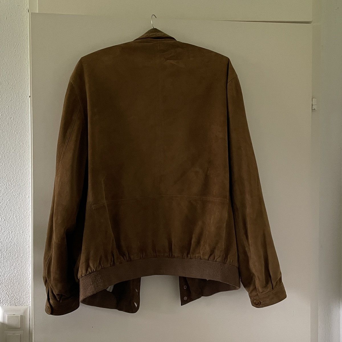 Vintage Brown suede jacket Size US L / EU 52-54 / 3 - 3 Thumbnail