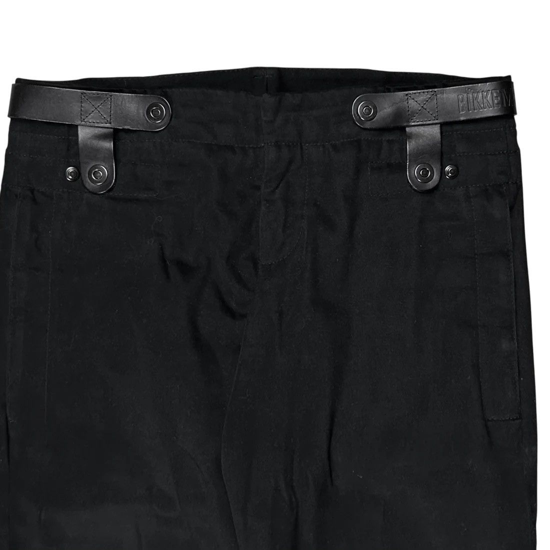 Dirk Bikkembergs Dirk Bikkembergs Leather Harness Moleskin Pants Size US 33 - 4 Thumbnail
