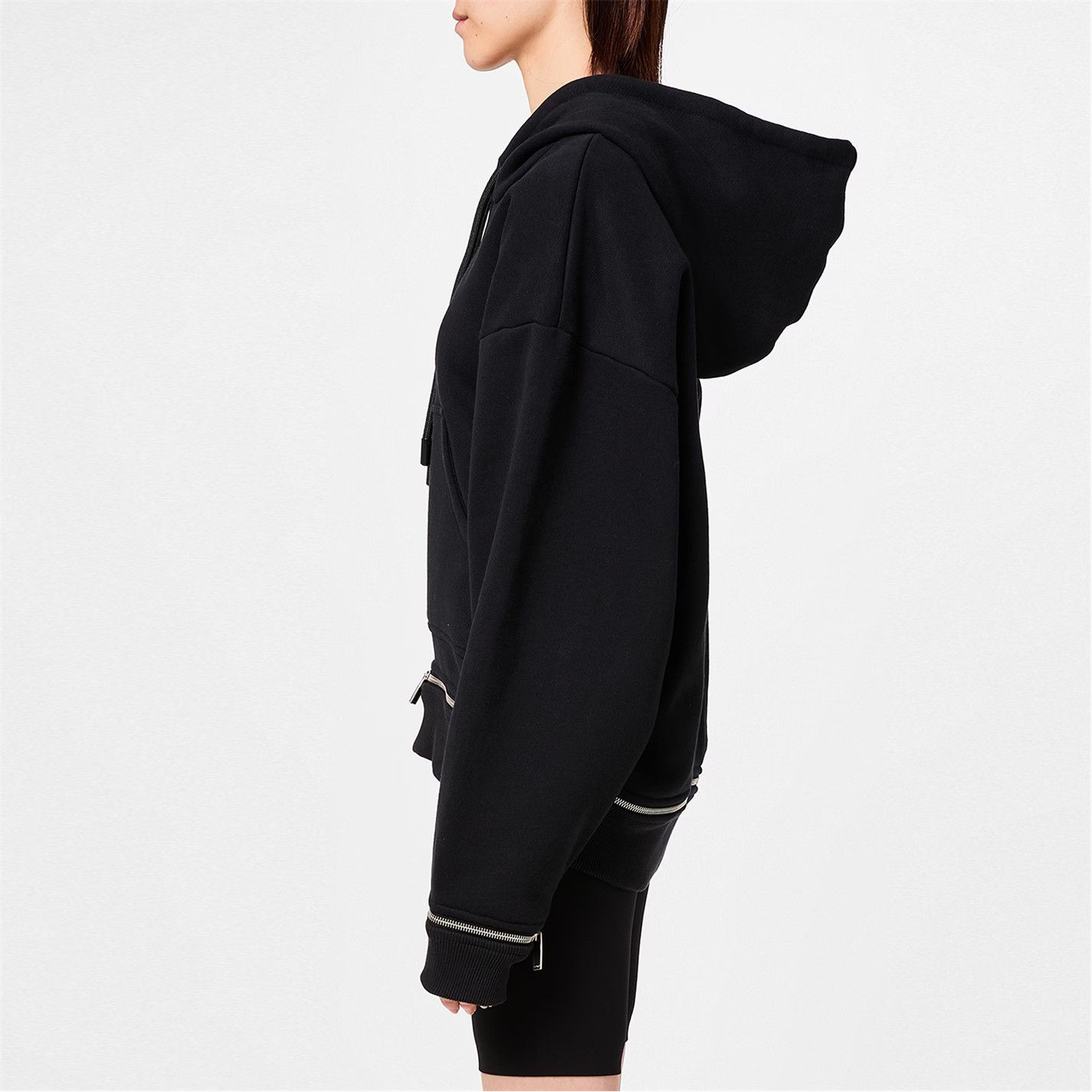 Off-White o1g2r1mq1224 Hoodie in Black Size XS / US 0-2 / IT 36-38 - 4 Thumbnail