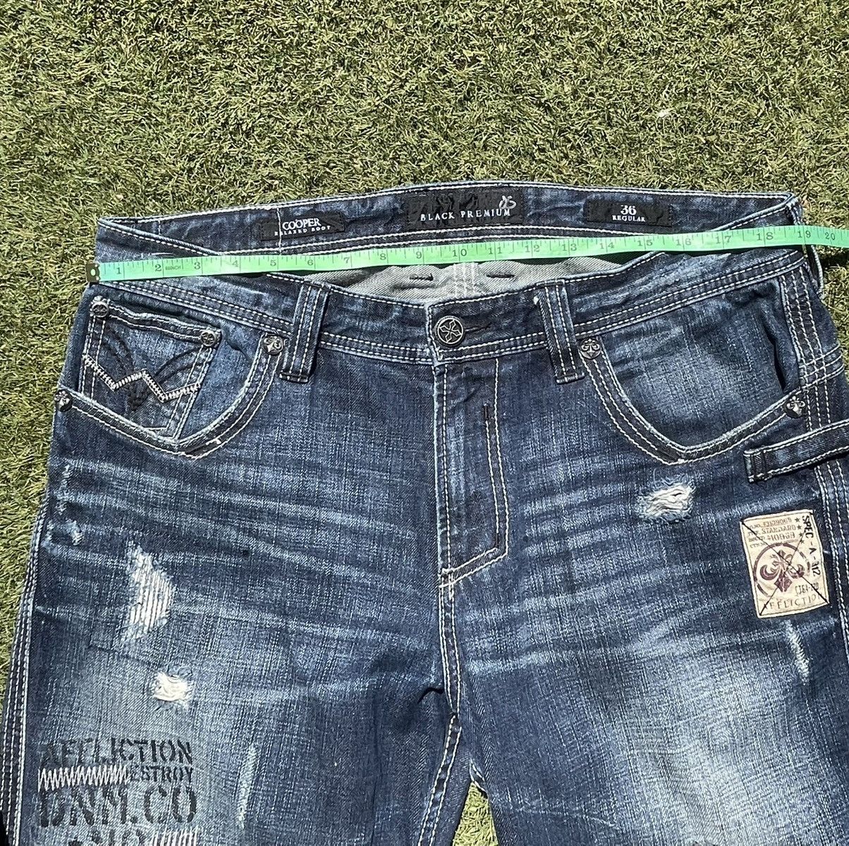 Affliction Vintage Affliction Copper Boot Cut Washed Blue Jeans Size 36 Size US 36 / EU 52 - 8 Thumbnail