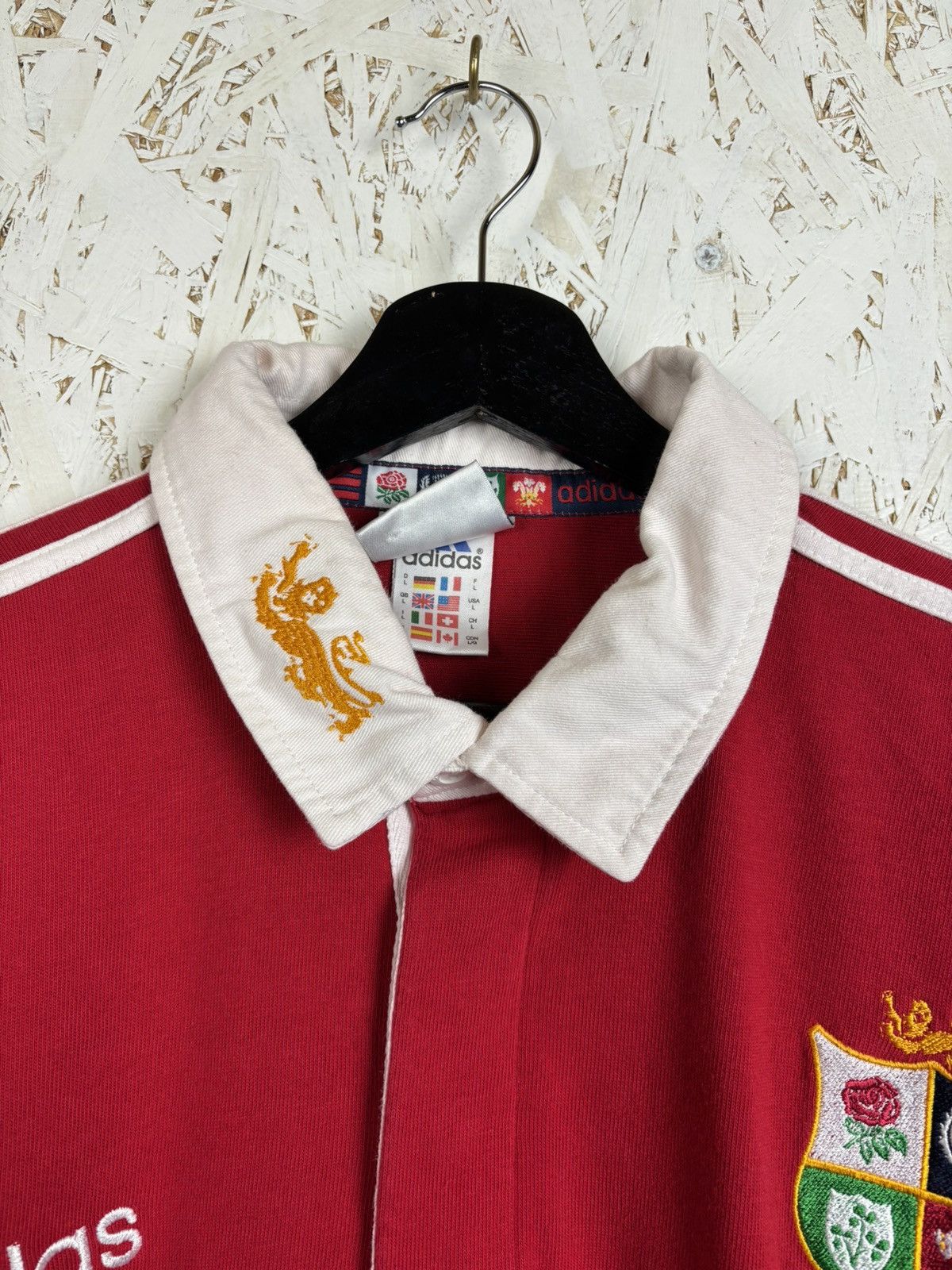 Adidas 90s Adidas 1997 British & Irish Lions Rugby Union Shirt L Size US L / EU 52-54 / 3 - 4 Thumbnail