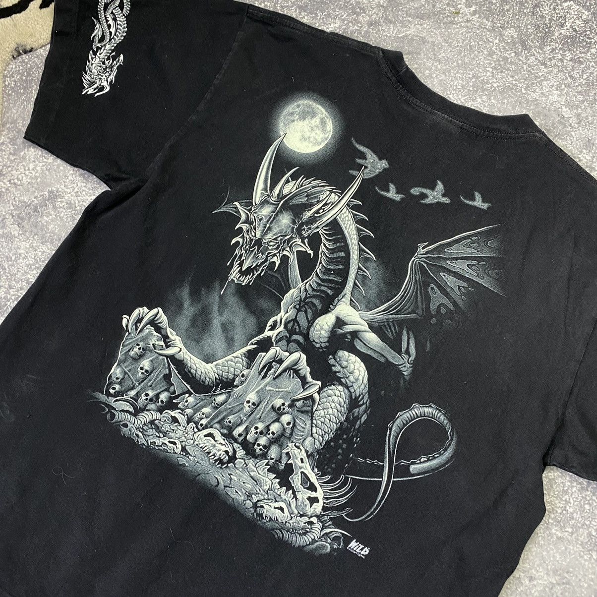 Band Tees Vintage Wild Big Graphic Dragon logo made in USA 90’s tee Size US XL / EU 56 / 4 - 13 Thumbnail