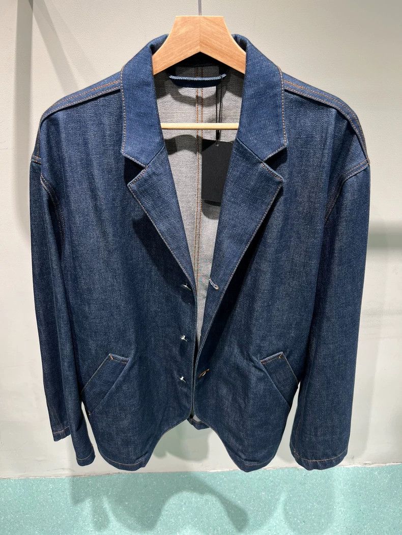 Acne Studios acne studios Washed suit denim jacket 2506-Nextarrow Size US S / EU 44-46 / 1 - 1 Thumbnail