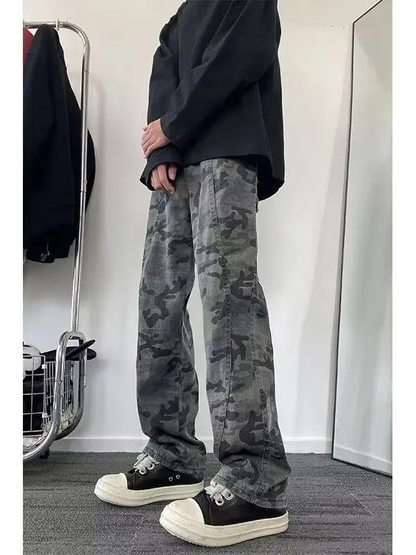 Japanese Brand × Jean Retro straight camouflage casual jeans Size US 32 / EU 48 - 2 Thumbnail