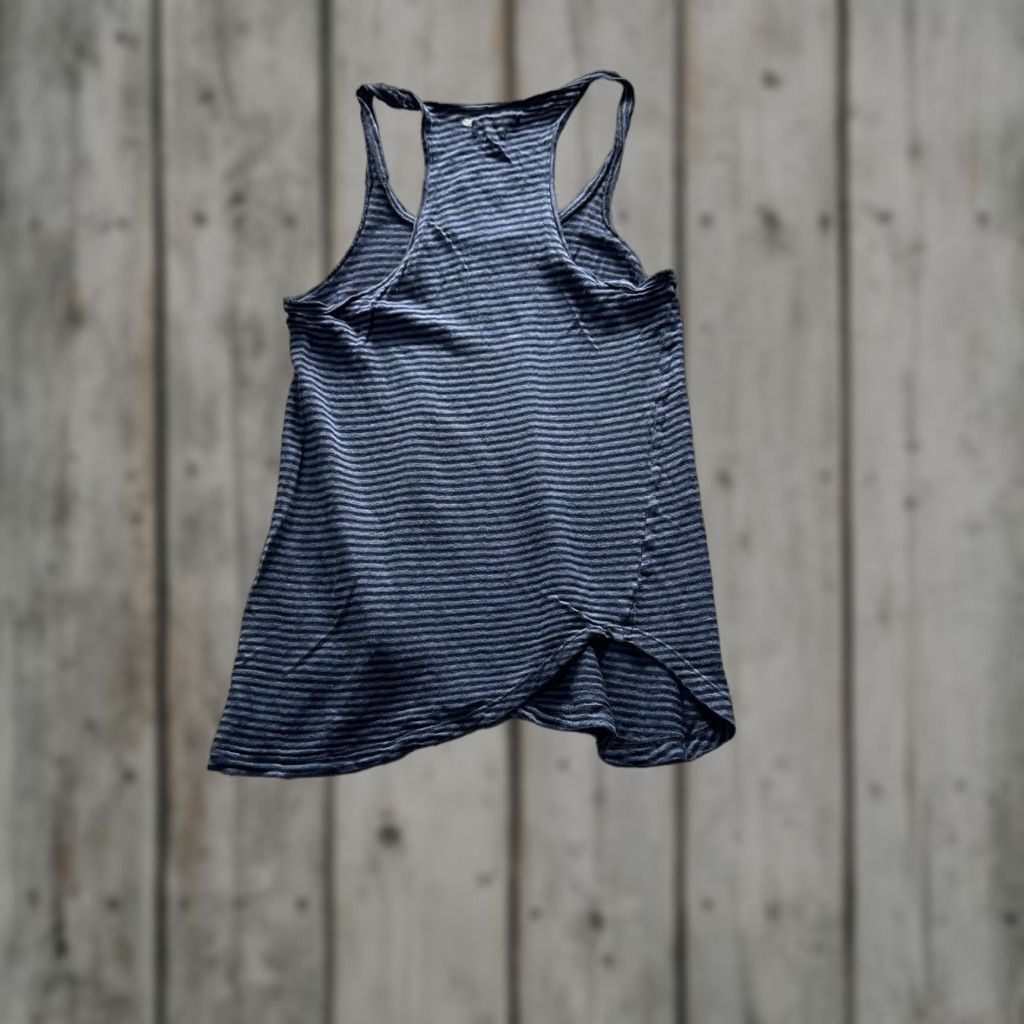 Vintage Isabel Marant Etoile Tank Top Womens Medium Blue Stripe Racerback Asym Hem Size M / US 6-8 / IT 42-44 - 1 Thumbnail