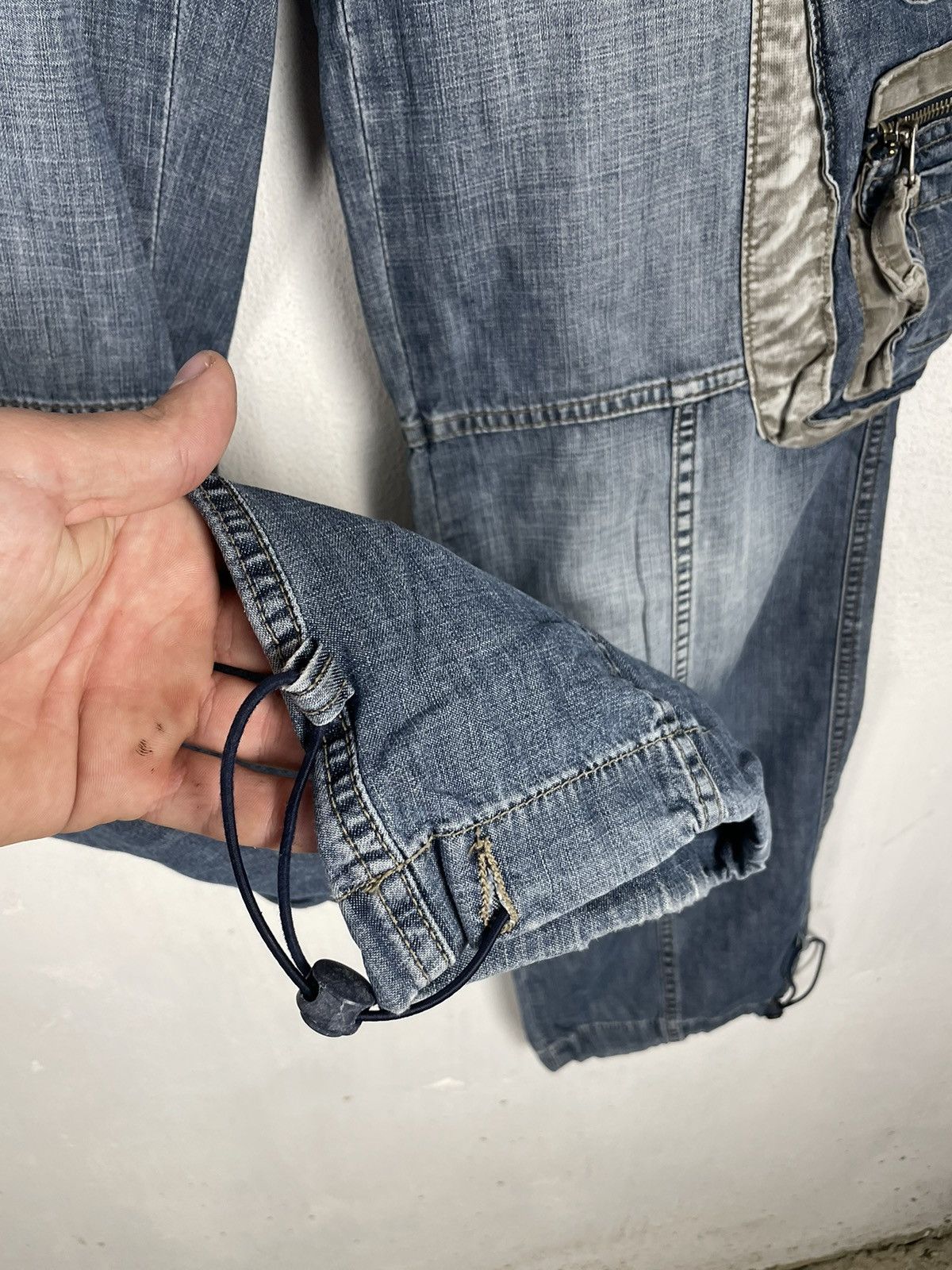 Japanese Brand × Vintage Crazy Prodigy Trapper jeans Y2K Avant-Garde Size US 32 / EU 48 - 2 Thumbnail