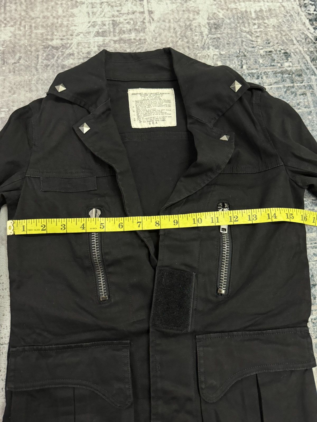 Japanese Brand G.O.A Genuine Vintage Studded Army Parka Jacket Size US XS / EU 42 / 0 - 9 Thumbnail