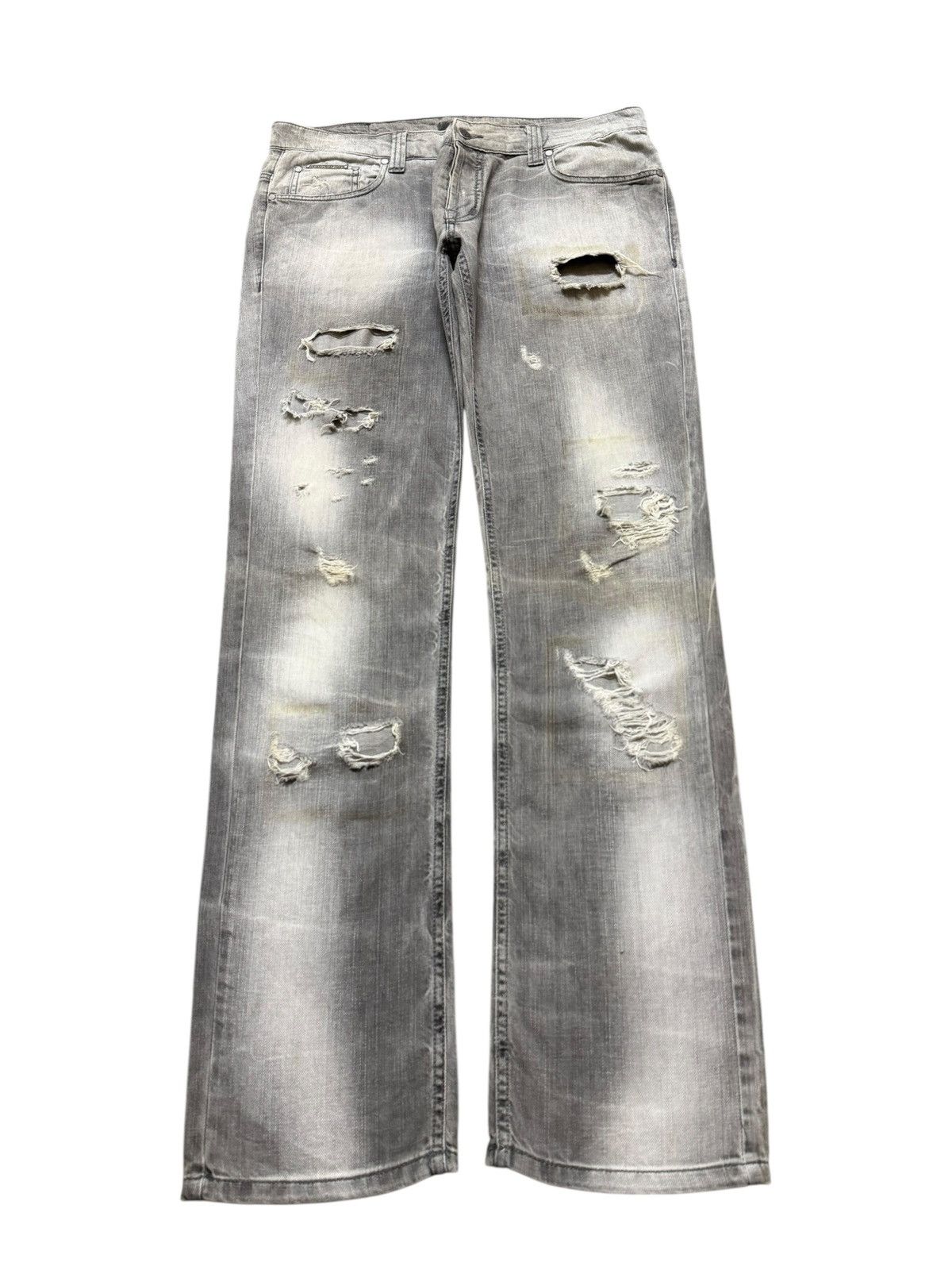 Absolut Joy Vintage 90s Italy Absolut Joy Faded Wash Style Distressed Size US 36 / EU 52 - 1 Thumbnail