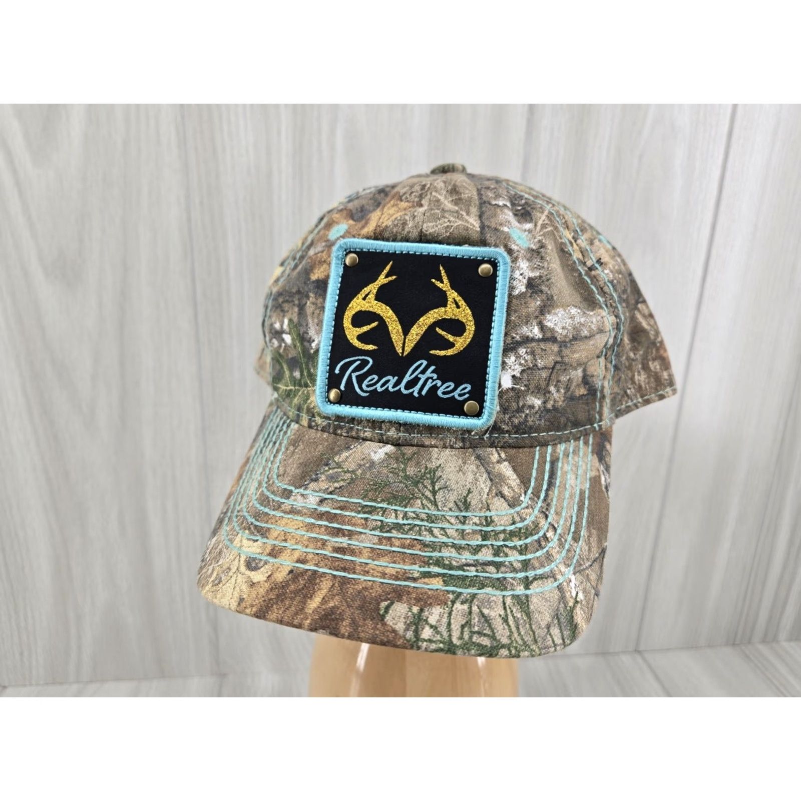 Realtree Outdoor Cap Realtree Hat Cap Snap Back Womens Adjustable Hunting Camo One Size Fits Most Vintage: No Mens? Size ONE SIZE - 2 Thumbnail