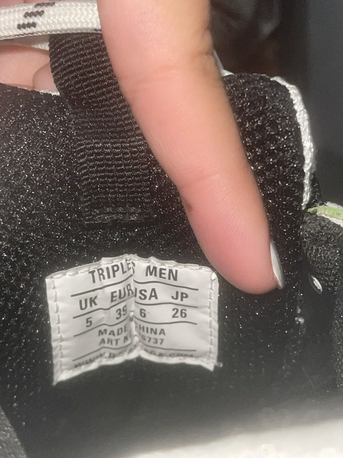 Balenciaga Balenciaga Triple S Green/ Black Size US 6 / EU 39 - 3 Thumbnail