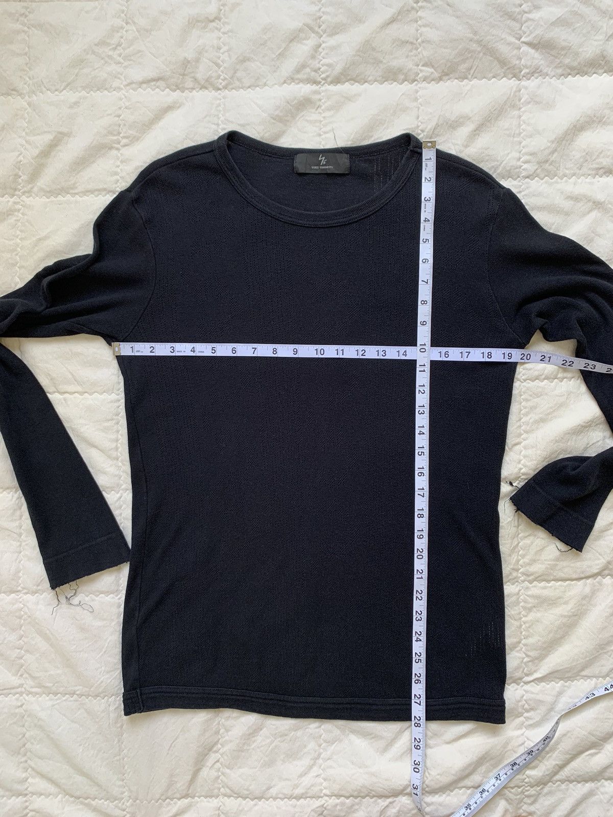 Yohji Yamamoto Y's Yohji Yamamoto Faded Knit Sweater Size US L / EU 52-54 / 3 - 12 Thumbnail
