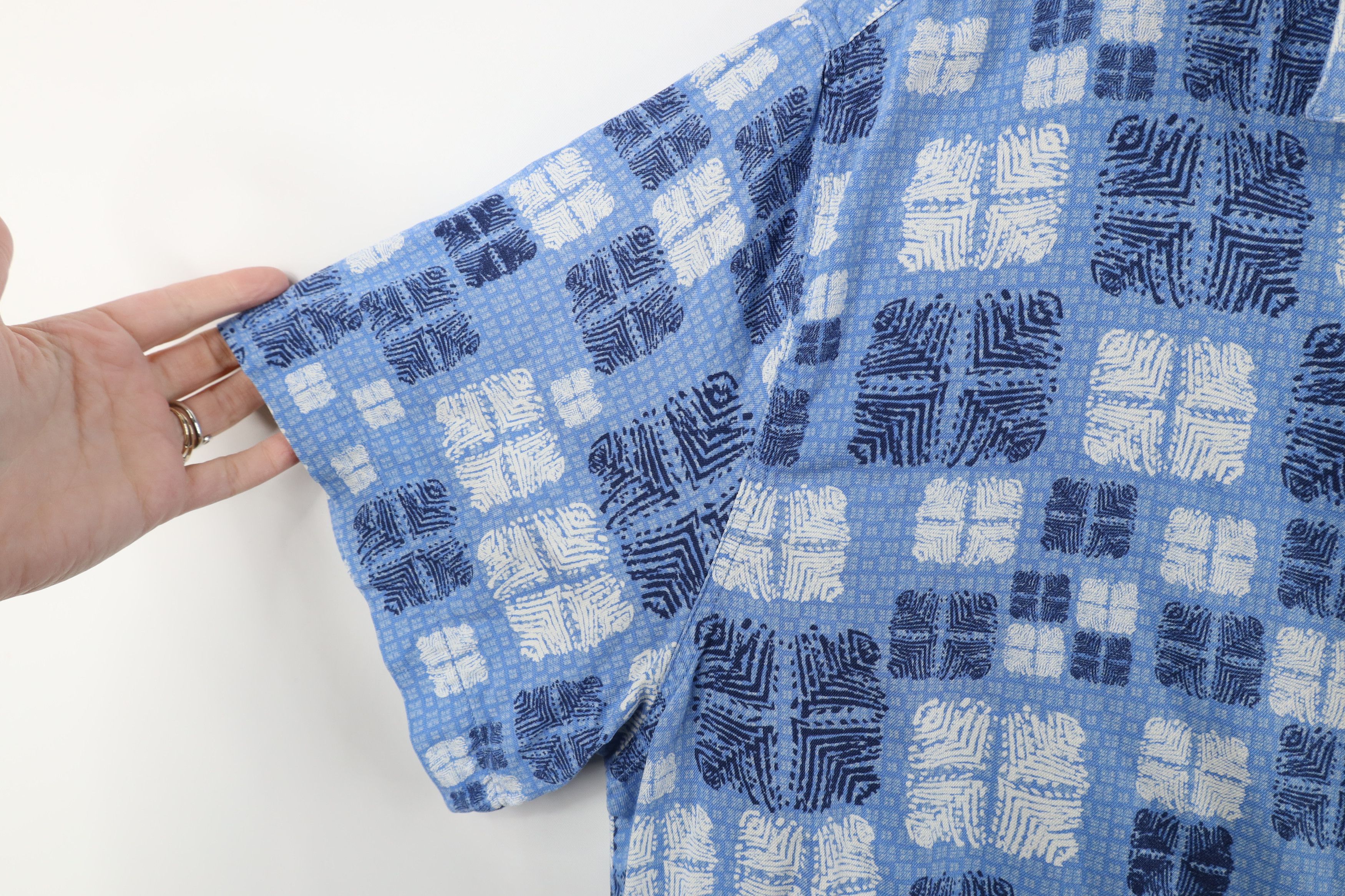 Nat Nast Nat Nast Luxury Originals Geometric Hawaiian Button Shirt Size US XXL / EU 58 / 5 - 9 Thumbnail