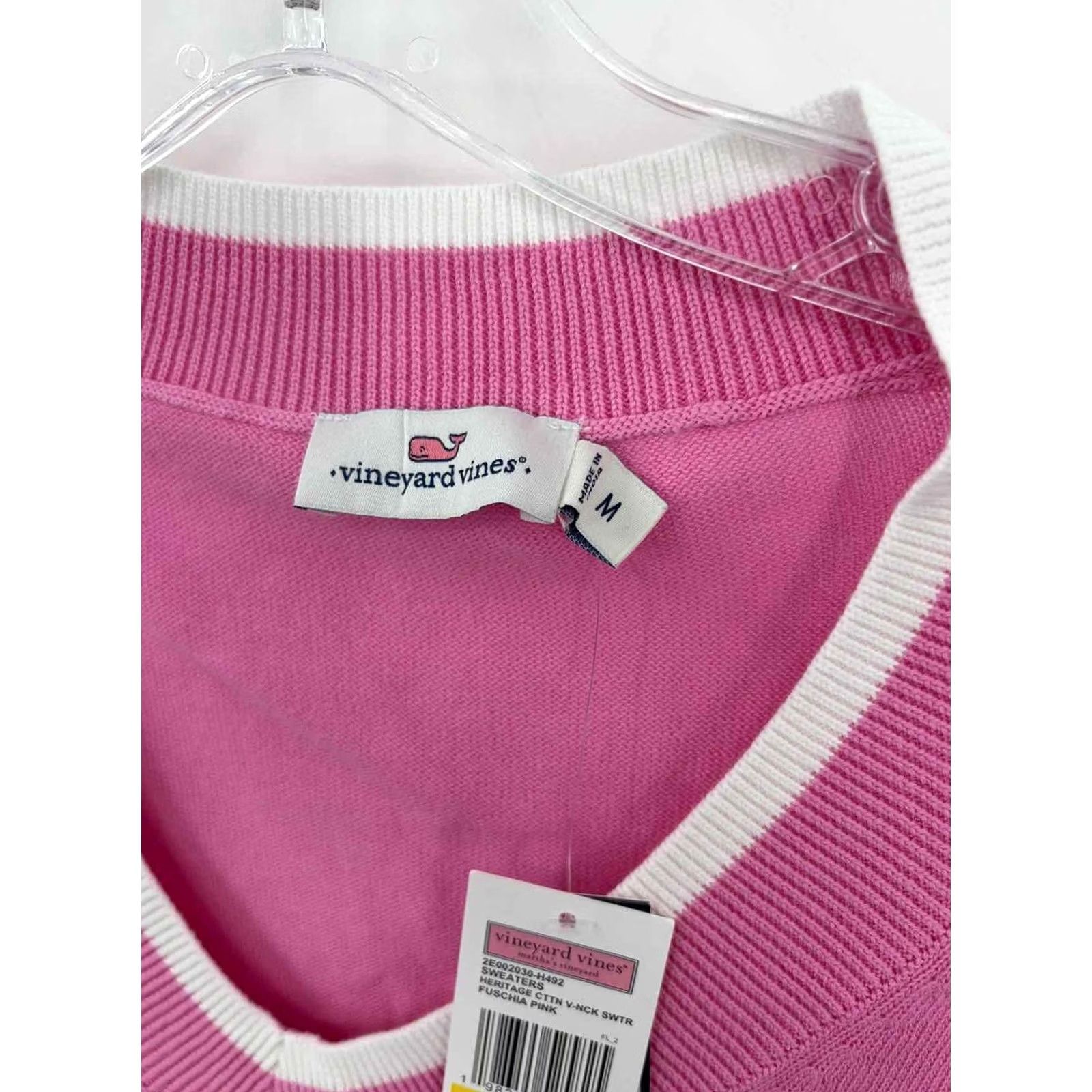 Vineyard Vines Vineyard Vines Pink Size Medium Sweater Size M / US 6-8 / IT 42-44 - 3 Thumbnail