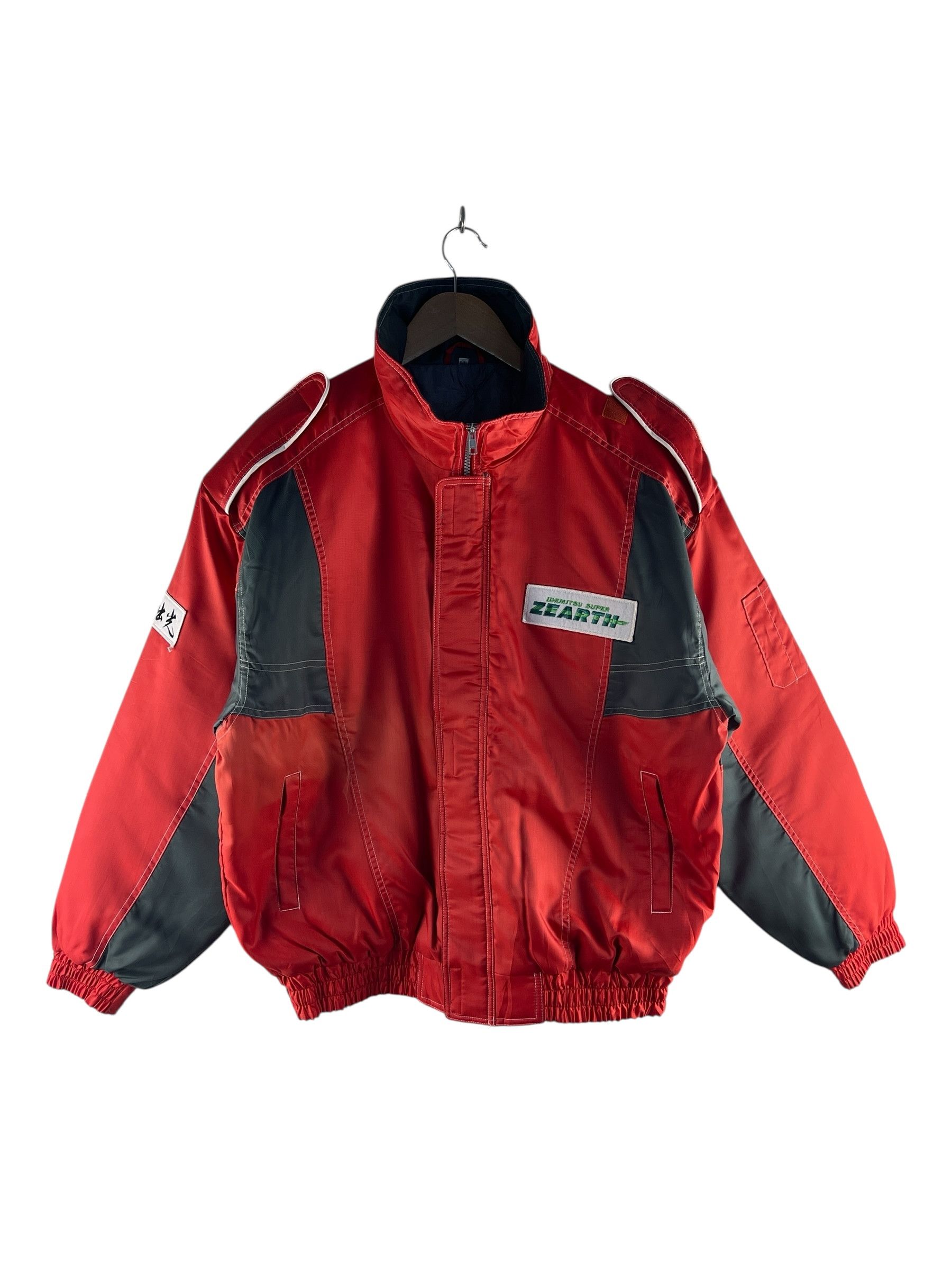 Japanese Brand Vintage Idemitsu Super Zearth Racing Jacket Size US L / EU 52-54 / 3 - 2 Thumbnail