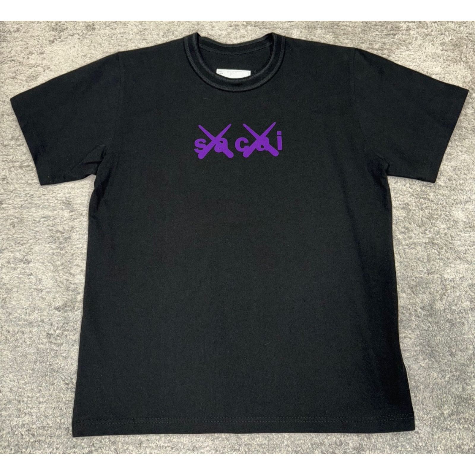 Sacai Sacai x KAWS Logo SS Tee Cotton Short Sleeve T-Shirt 3 Large Size US L / EU 52-54 / 3 - 4 Thumbnail