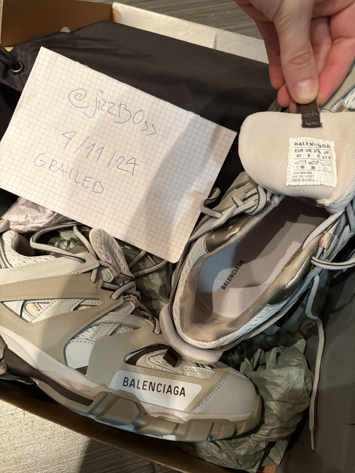 Balenciaga Balenciaga Track Gradient mesh Size US 9 / EU 42 - 4 Thumbnail