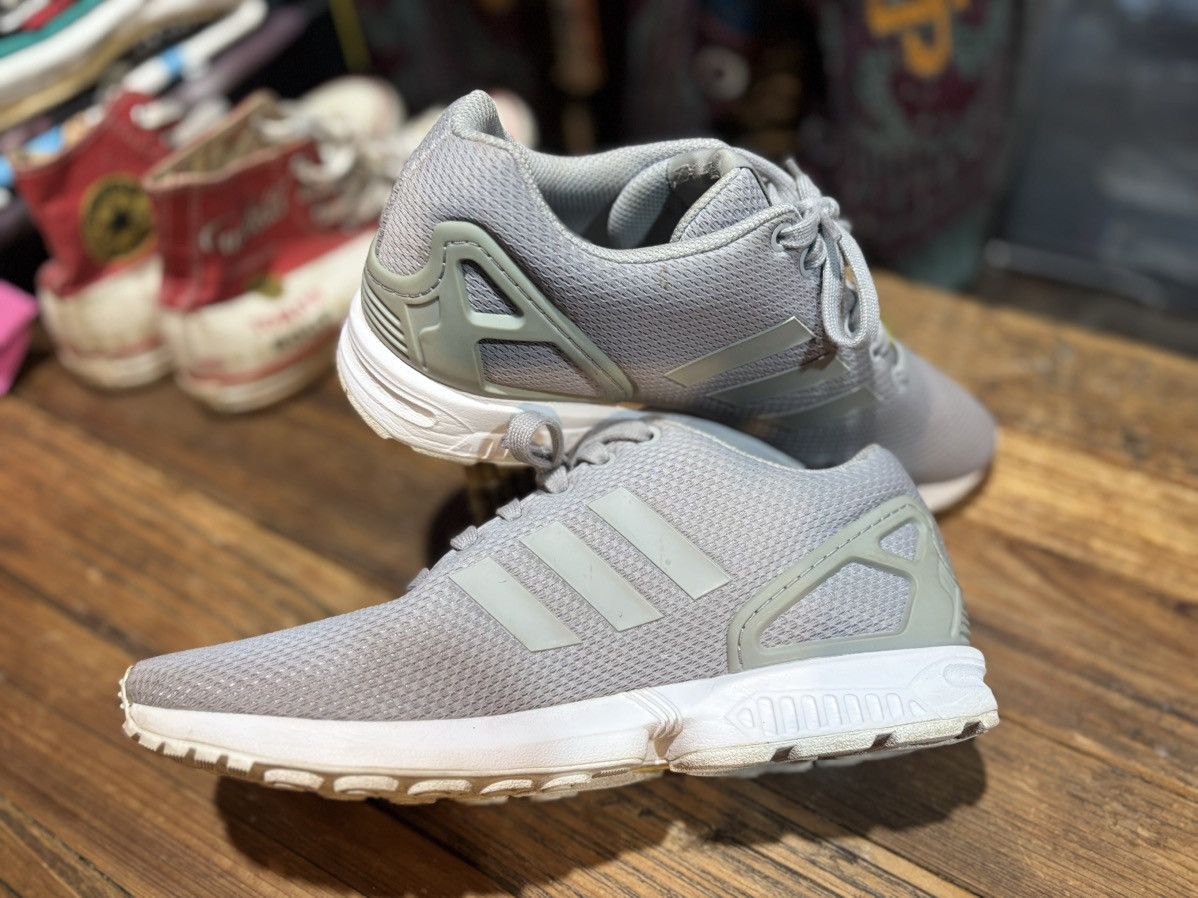 Adidas Adidas Zx Flux Aluminum White Sz. 10.5 Size US 10.5 / EU 43-44 - 6 Thumbnail