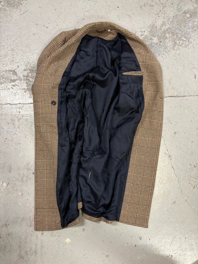 Marithe + Francois Girbaud 2000s Marithé + François Girbaud Beige Wool Tartan Long Coat Size US S / EU 44-46 / 1 - 7 Thumbnail