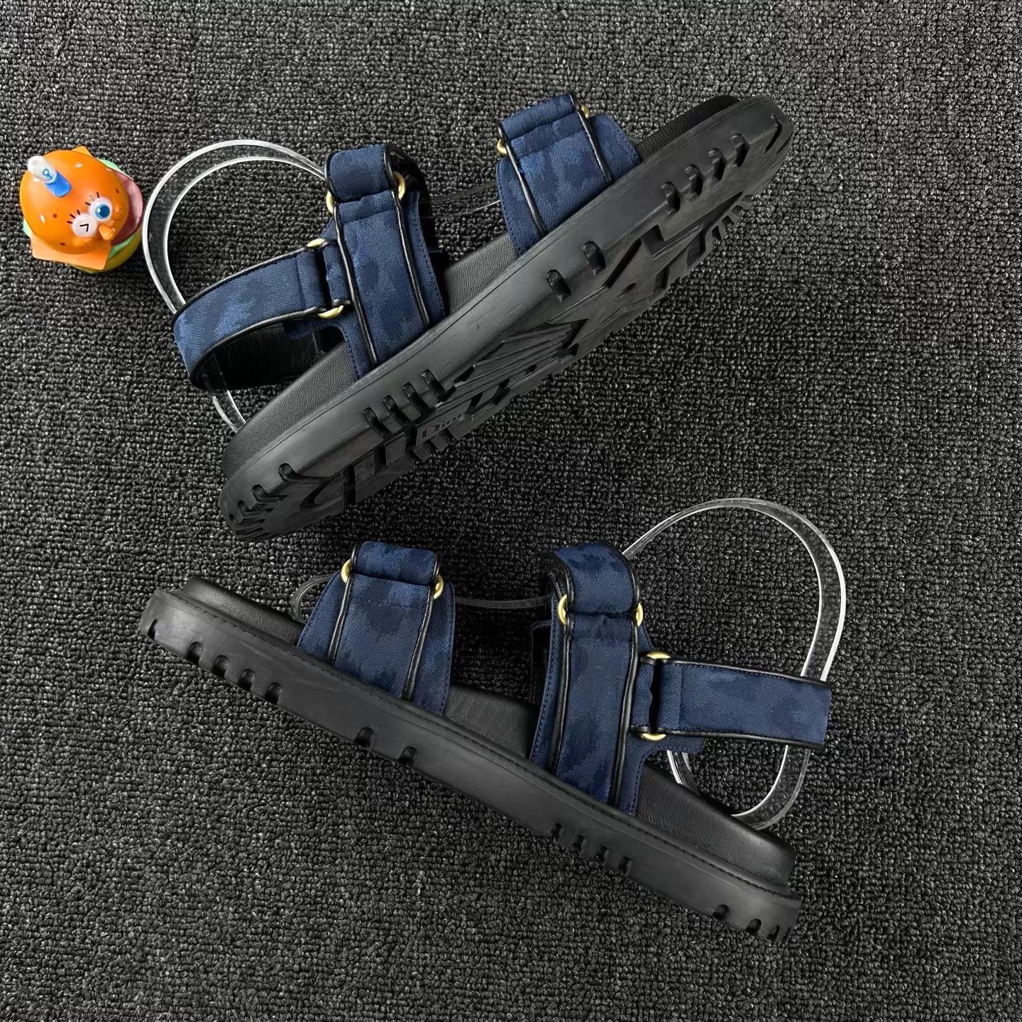 Dior Dior blue Velcro sandals EUR 38 Size US 7.5 / IT 37.5 - 3 Thumbnail
