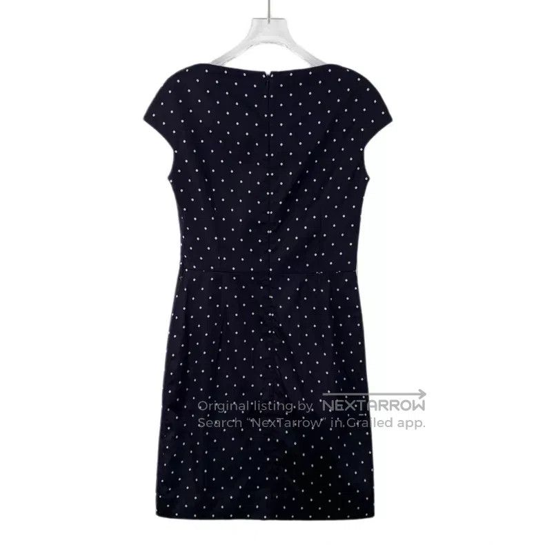Dior Dior Black poldot cotton round-neck sleeveless dress Size XS / US 0-2 / IT 36-38 - 2 Thumbnail