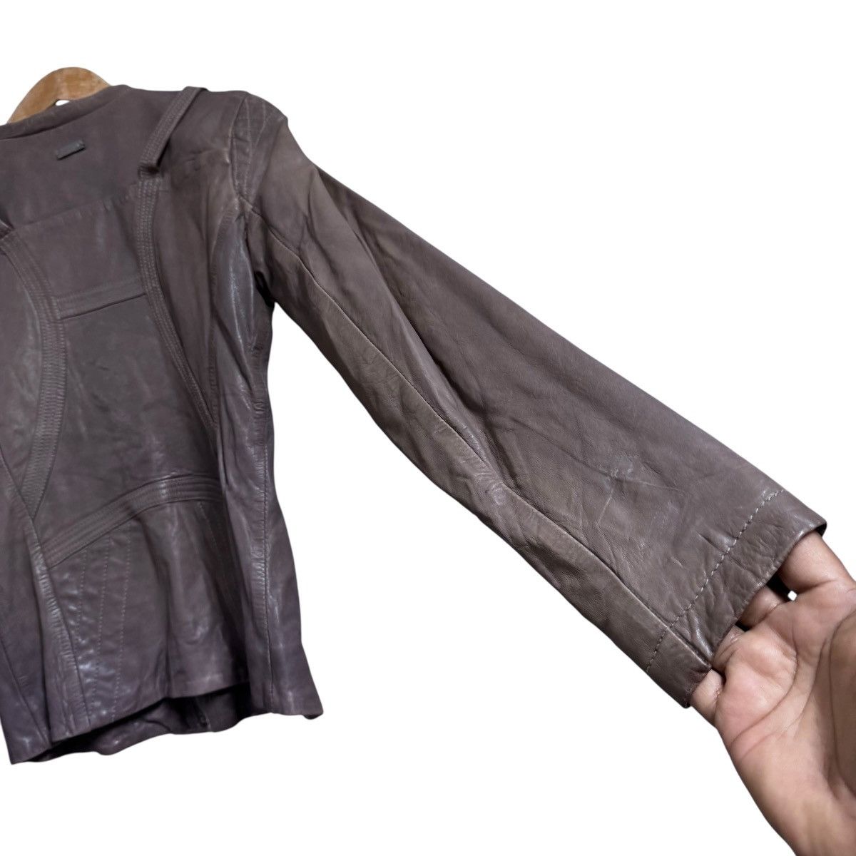 Diesel Diesel leather Biker Jacket Graphic Lining Size XS / US 0-2 / IT 36-38 - 12 Thumbnail