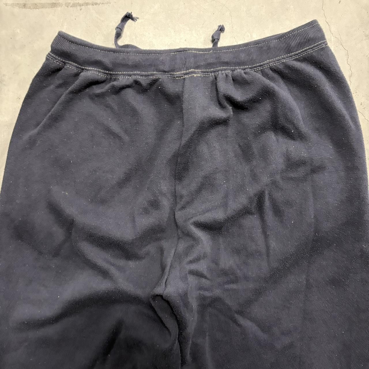 Gap × Vintage Crazy Vintage Y2K/2000s Baggy Wideleg Navy Blue Gap Sweatpants! Size US 30 / EU 46 - 7 Thumbnail