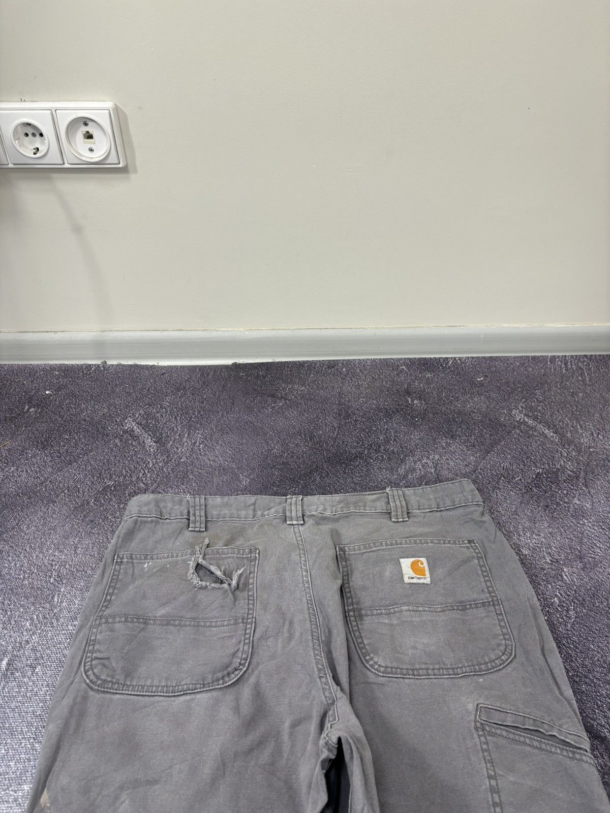 Carhartt Vintage Carhartt Painted Work USA Hype Baggy Pants Jeans Size US 38 / EU 54 - 6 Thumbnail