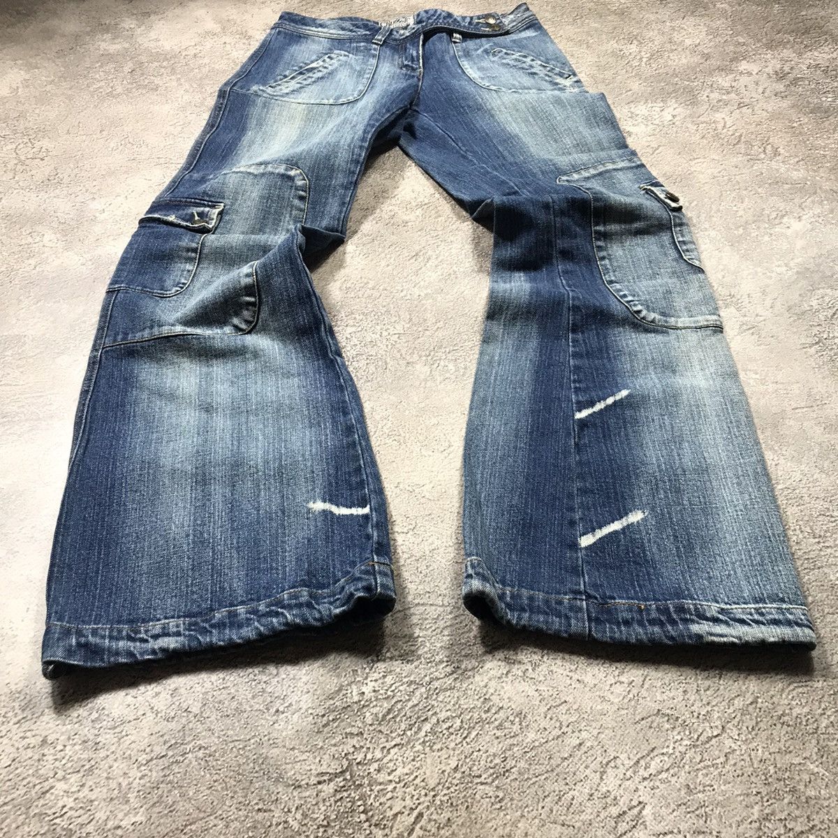 Vintage Vintage 90s Buffalo Distressed Baggy Jeans Y2K Grunge 29 Size 29" - 1 Thumbnail