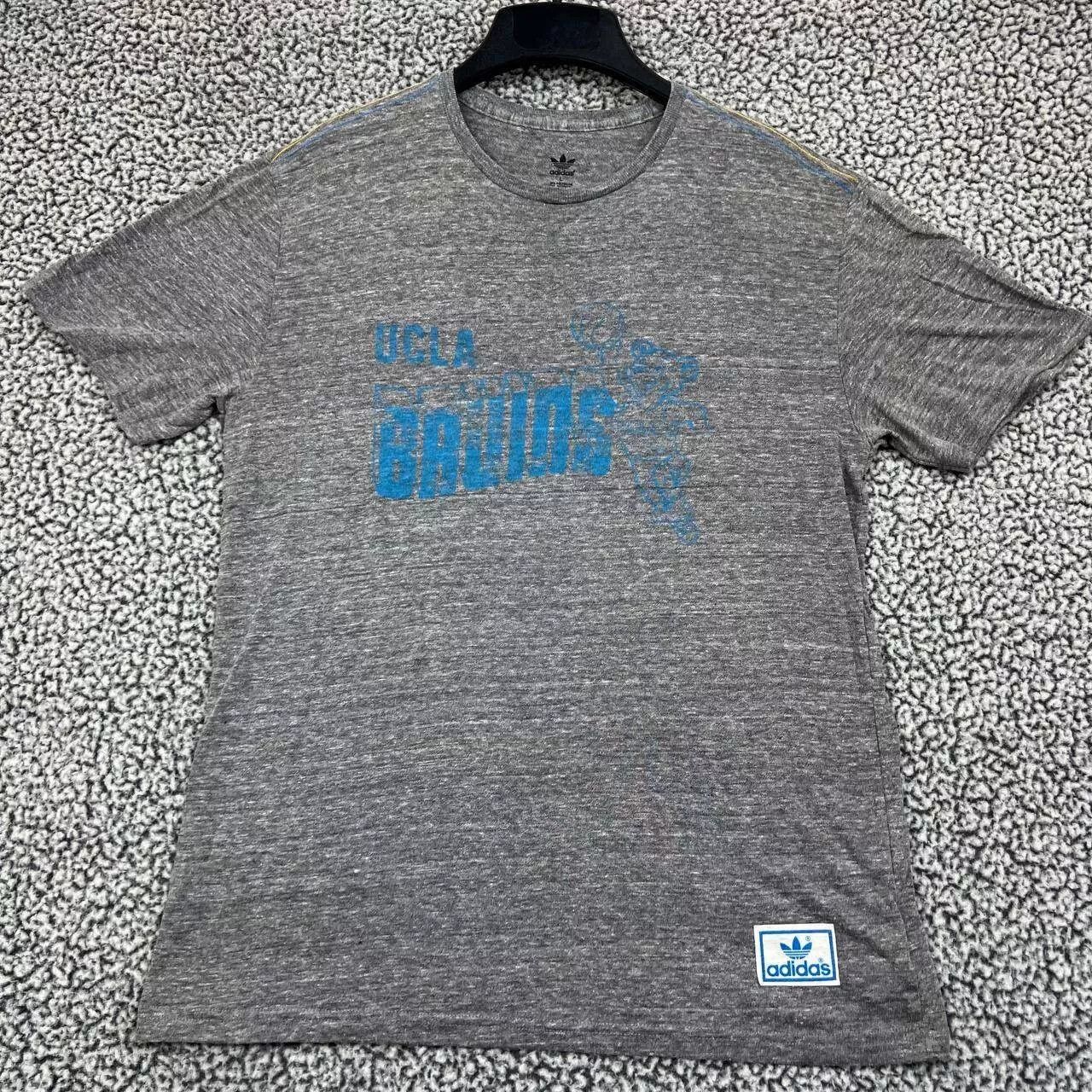 Adidas UCLA Bruins Shirt Men Adidas Short Sleeve Crew Neck New L Size US L / EU 52-54 / 3 - 1 Thumbnail