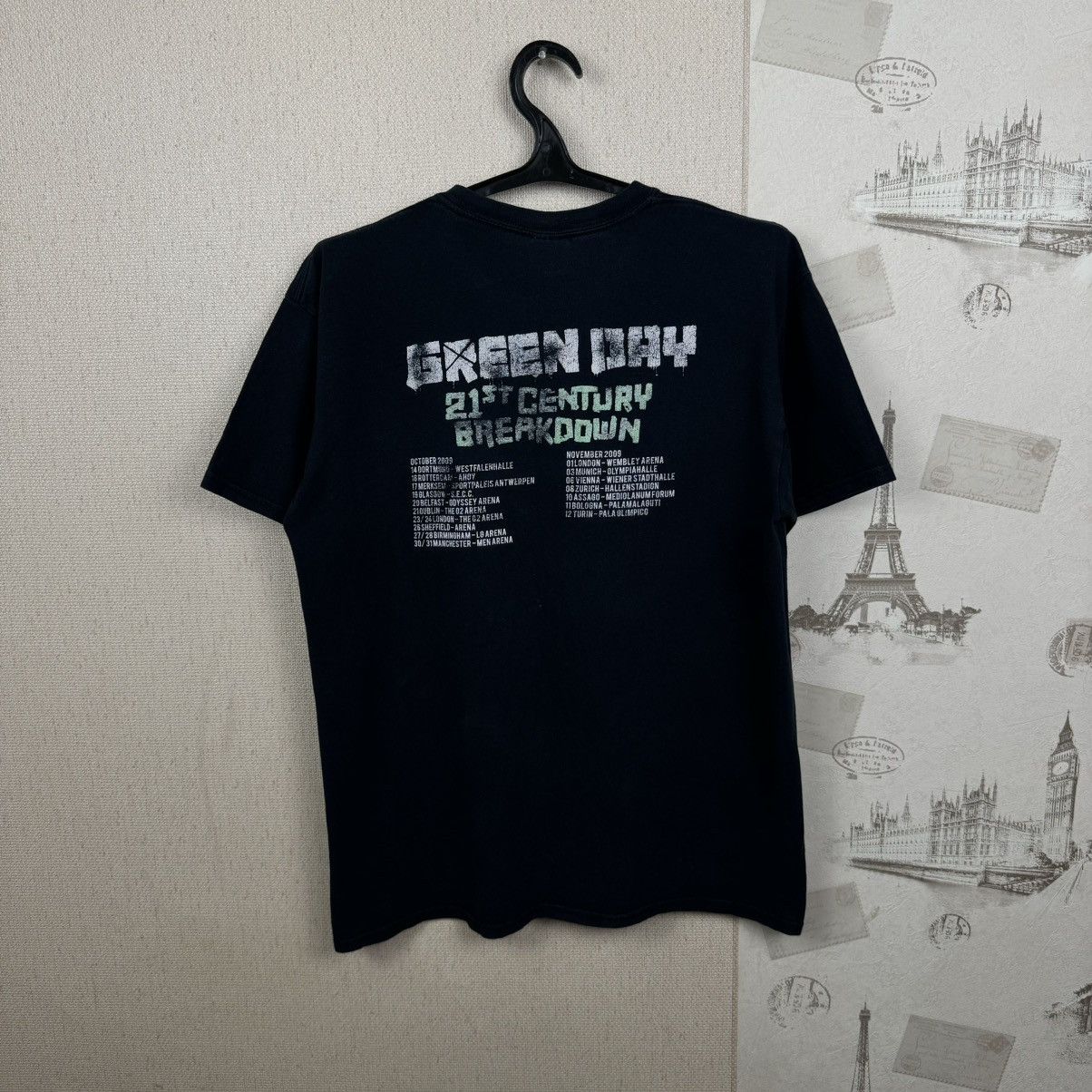 Other Vintage Green Day T shirt 21-st Century Breakdown 2009 L Size US L / EU 52-54 / 3 - 2 Thumbnail