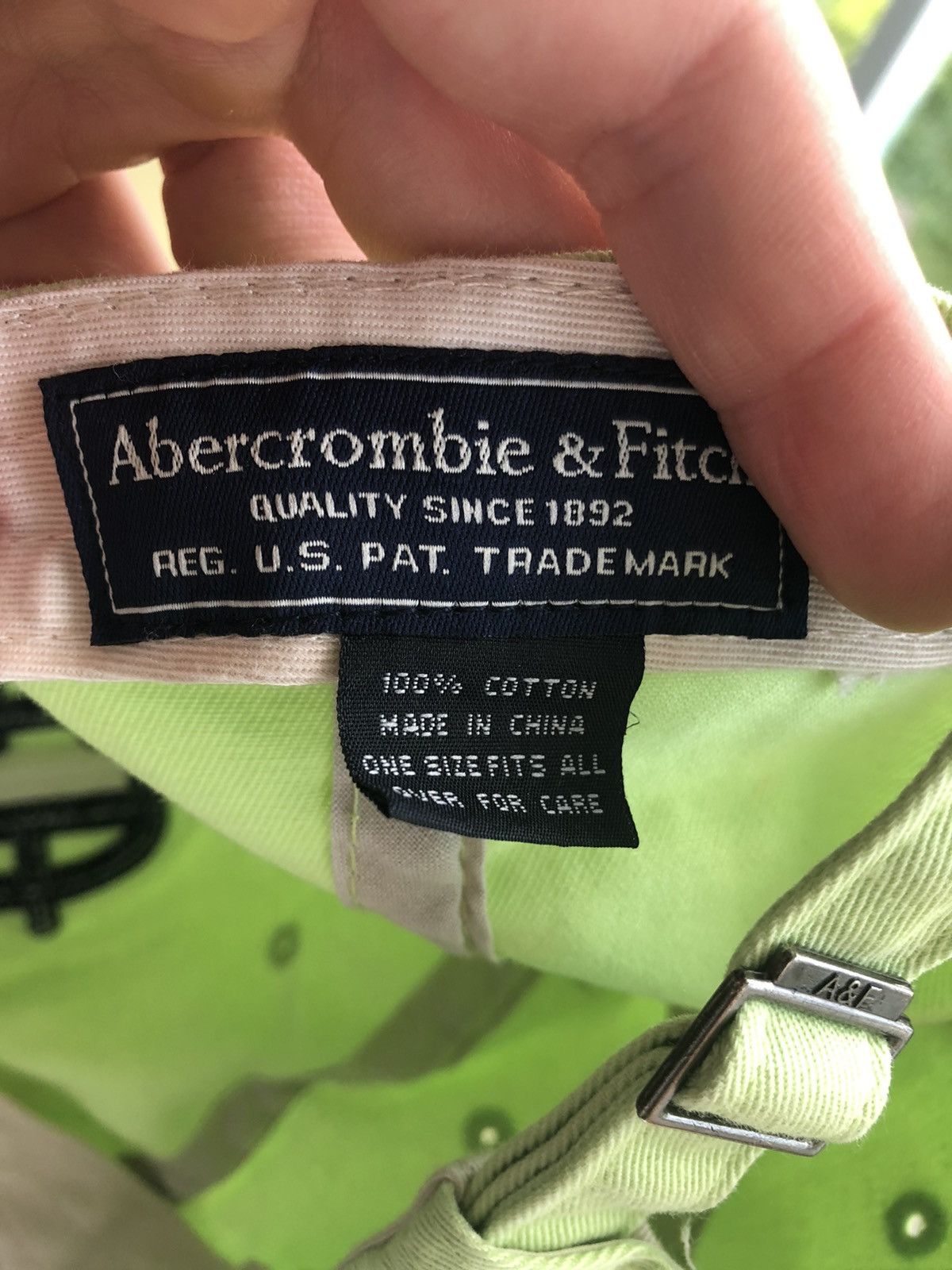 Abercrombie & Fitch ABERCROMBIE & FITCH RARE VINTAGE HAT CAP Size ONE SIZE - 5 Thumbnail