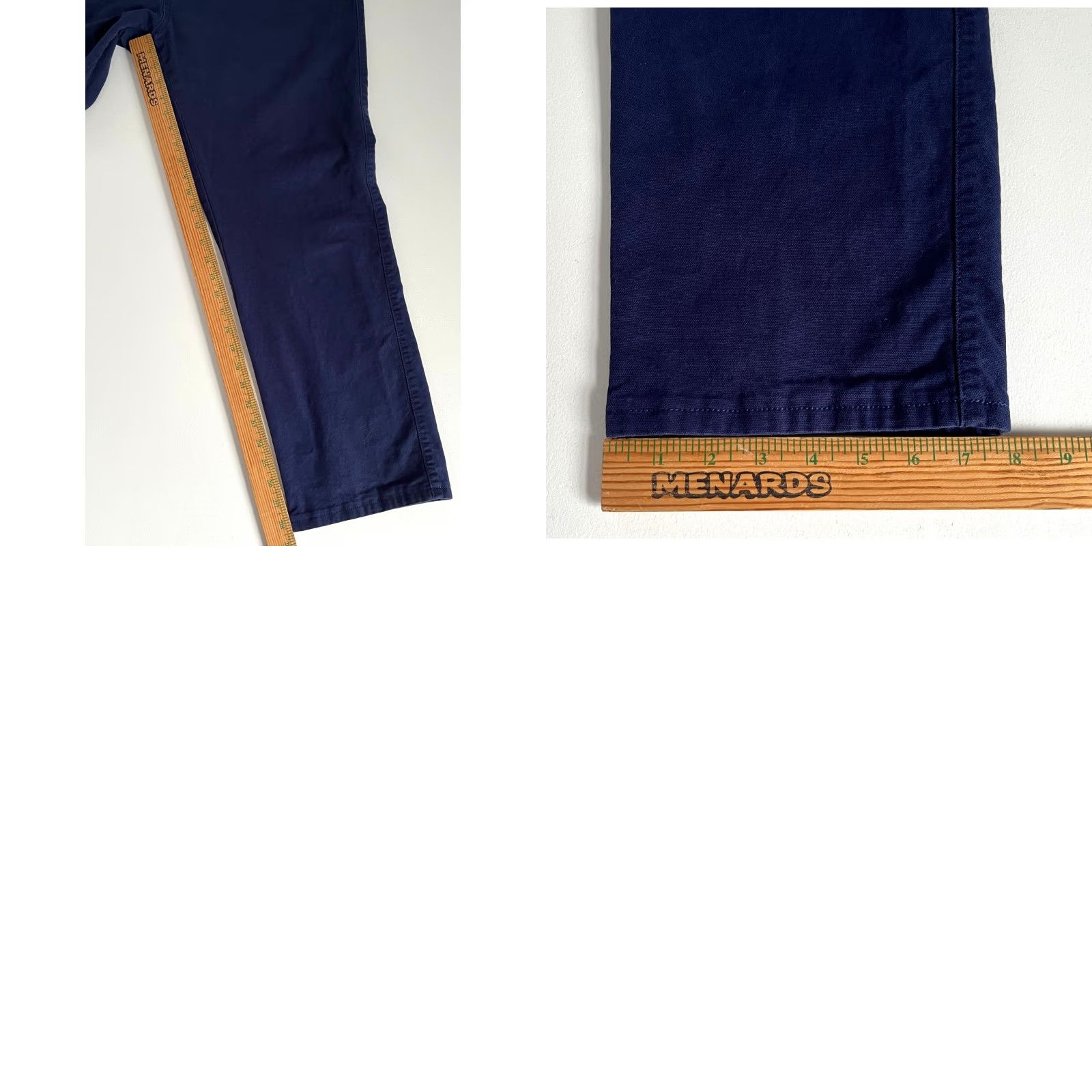 Peter Millar Peter Millar Crown Vintage Canvas Five-Pocket Pants Navy 38 Regular Mens) Size US 38 / EU 54 - 9 Thumbnail