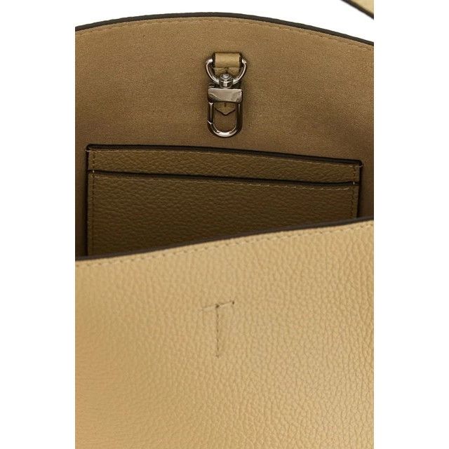 Toteme TOTEME Small Belted Tote Top Handle Bag Beige New & Authenti Size ONE SIZE - 4 Thumbnail