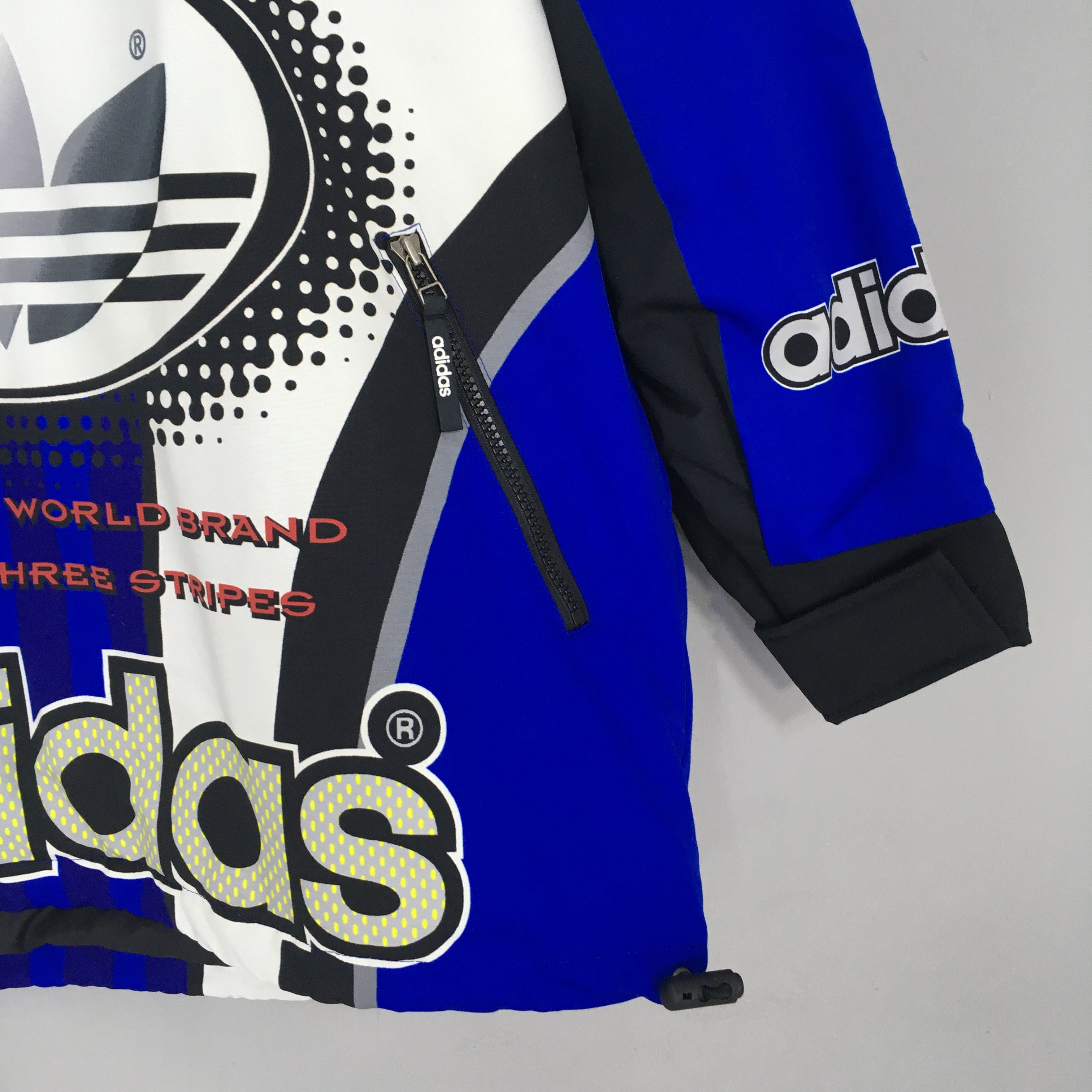 Adidas × Vintage Vintage Adidas Trefoil International Jacket Medium Size US M / EU 48-50 / 2 - 5 Thumbnail