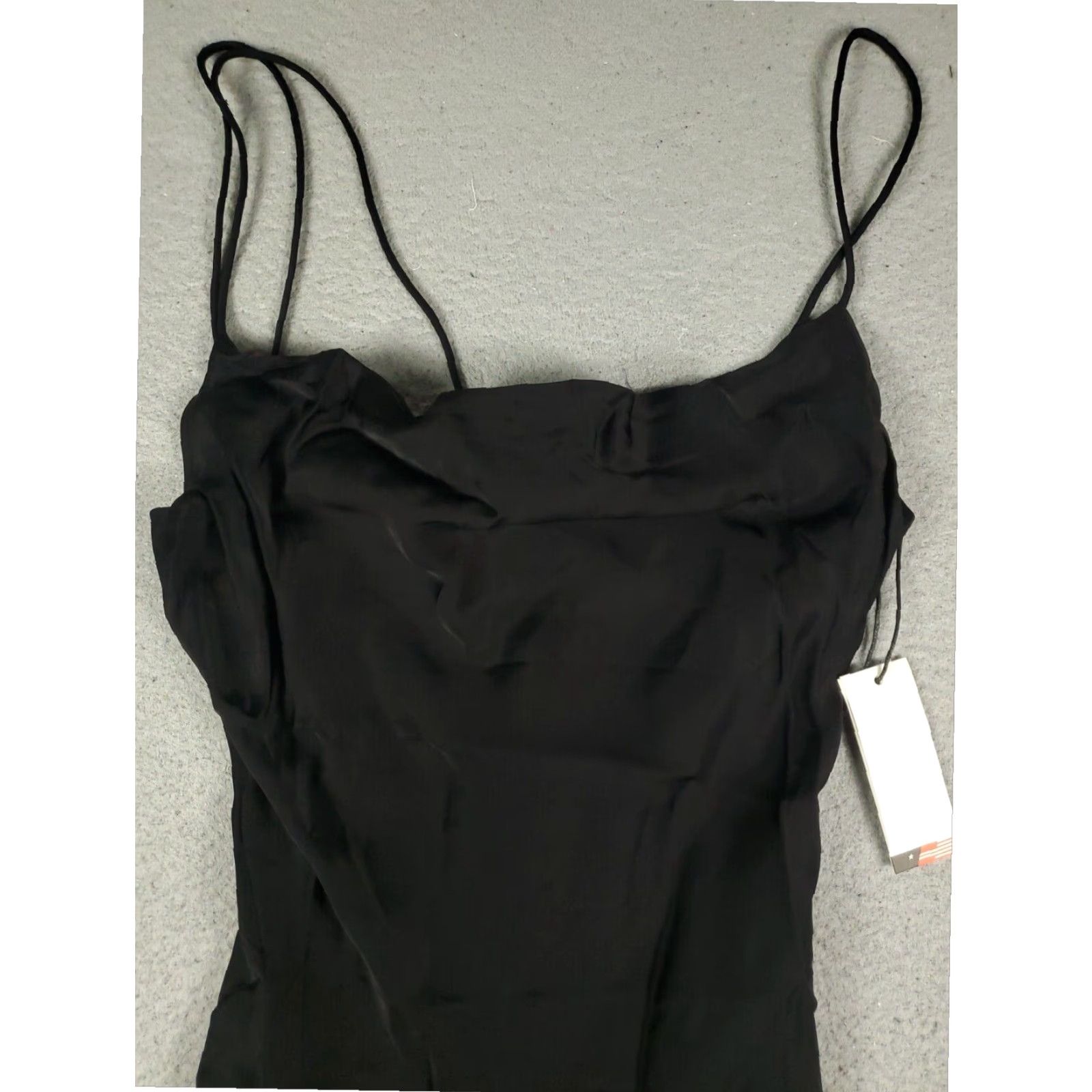 Honor the Gift Honor The Gift Black Silk Slip Dress Womens Medium Modern Classic Size M / US 6-8 / IT 42-44 - 2 Thumbnail