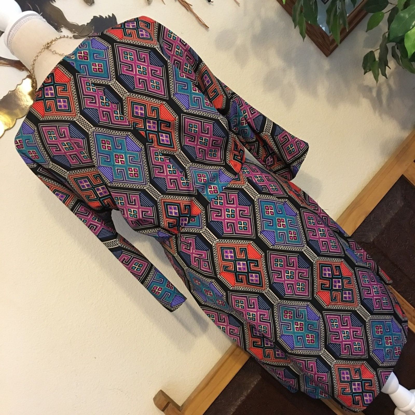 Mara Hoffman Mara Hoffman geometric print silk summer dress Size M / US 6-8 / IT 42-44 - 5 Thumbnail