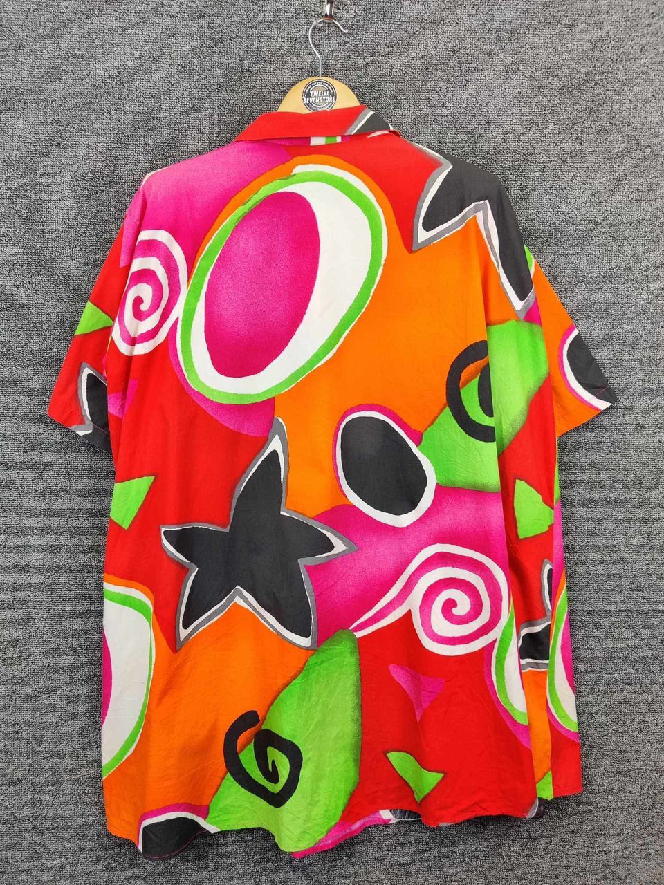 Japanese Brand Maska Iconic Printed Button Ups Shirt Nice Design Size US XL / EU 56 / 4 - 6 Thumbnail