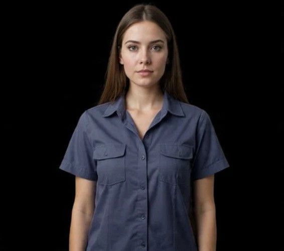 Liz Claiborne Liz Claiborne Women’s Purple Short Sleeve Top Shirt Large Size L / US 10 / IT 46 - 3 Thumbnail