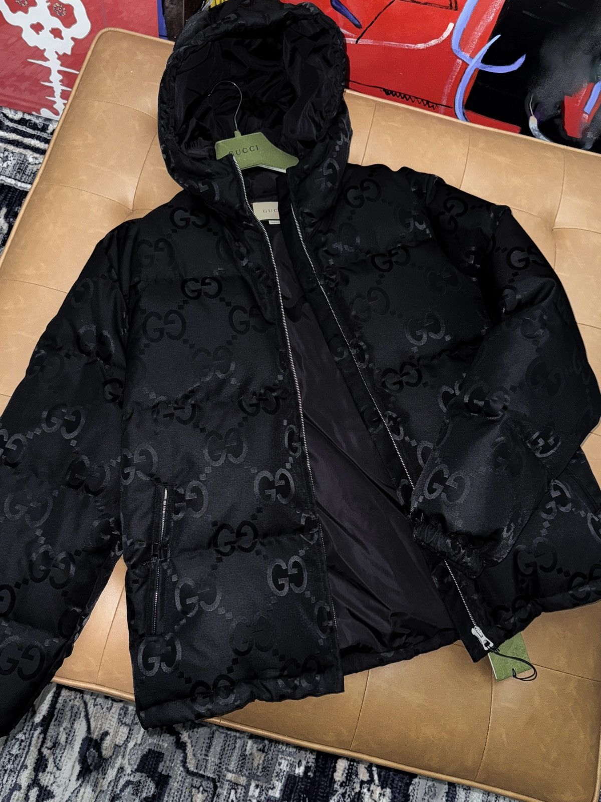 Gucci Gucci jumbo logo down jacket 54 Size US L / EU 52-54 / 3 - 1 Thumbnail