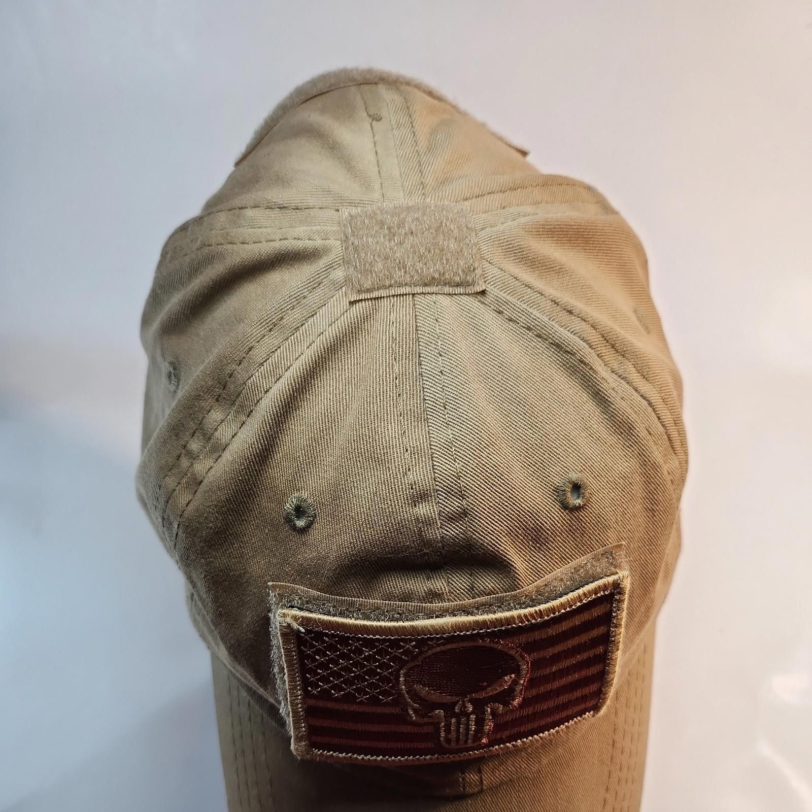 Connor McKnight USA Flag Punisher ROTHCO Patch Strap Hat Green Adjustable Size ONE SIZE - 5 Thumbnail