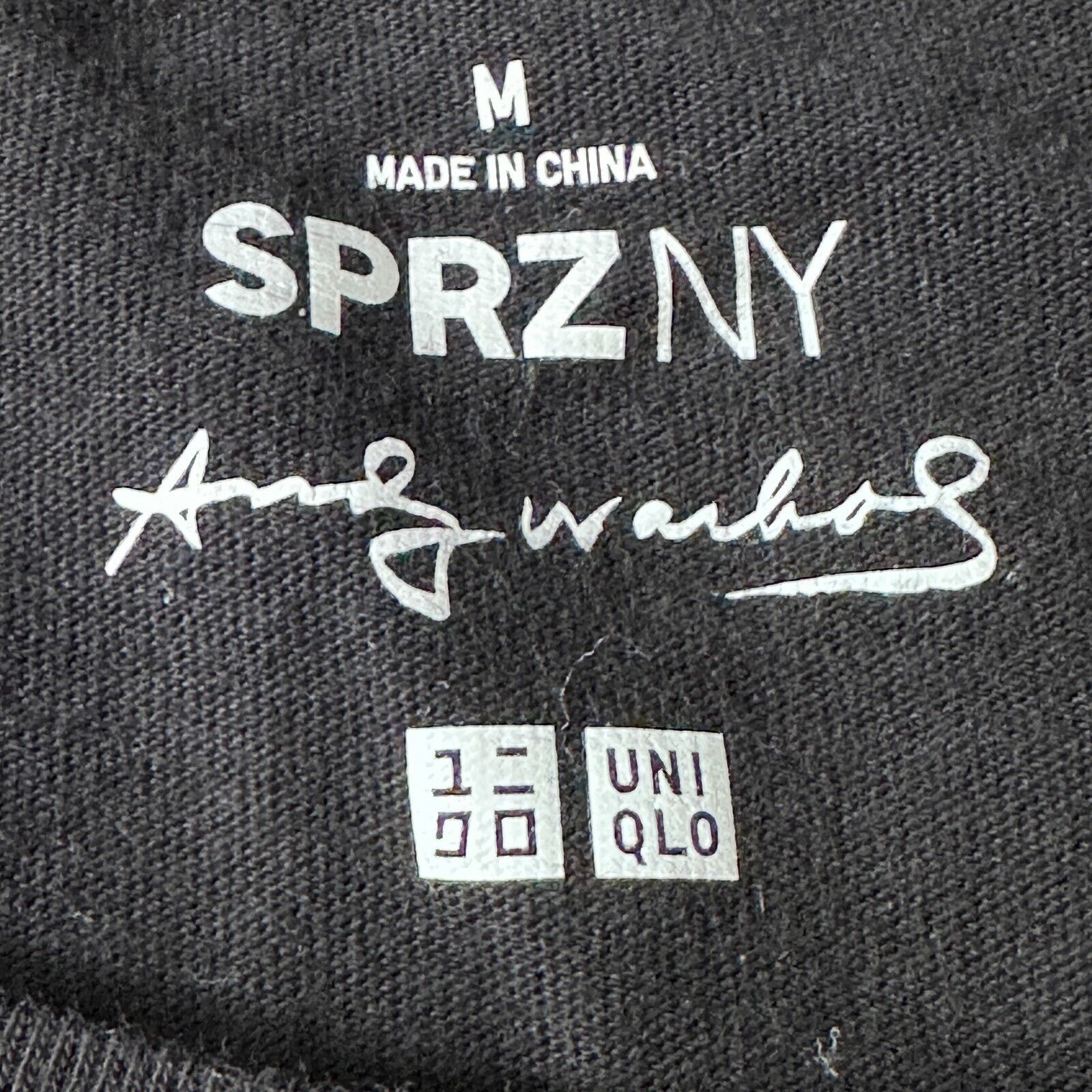 Uniqlo Uniqlo SPRZ NY Andy Warhol T-Shirt Mens Medium Black Size US M / EU 48-50 / 2 - 6 Thumbnail