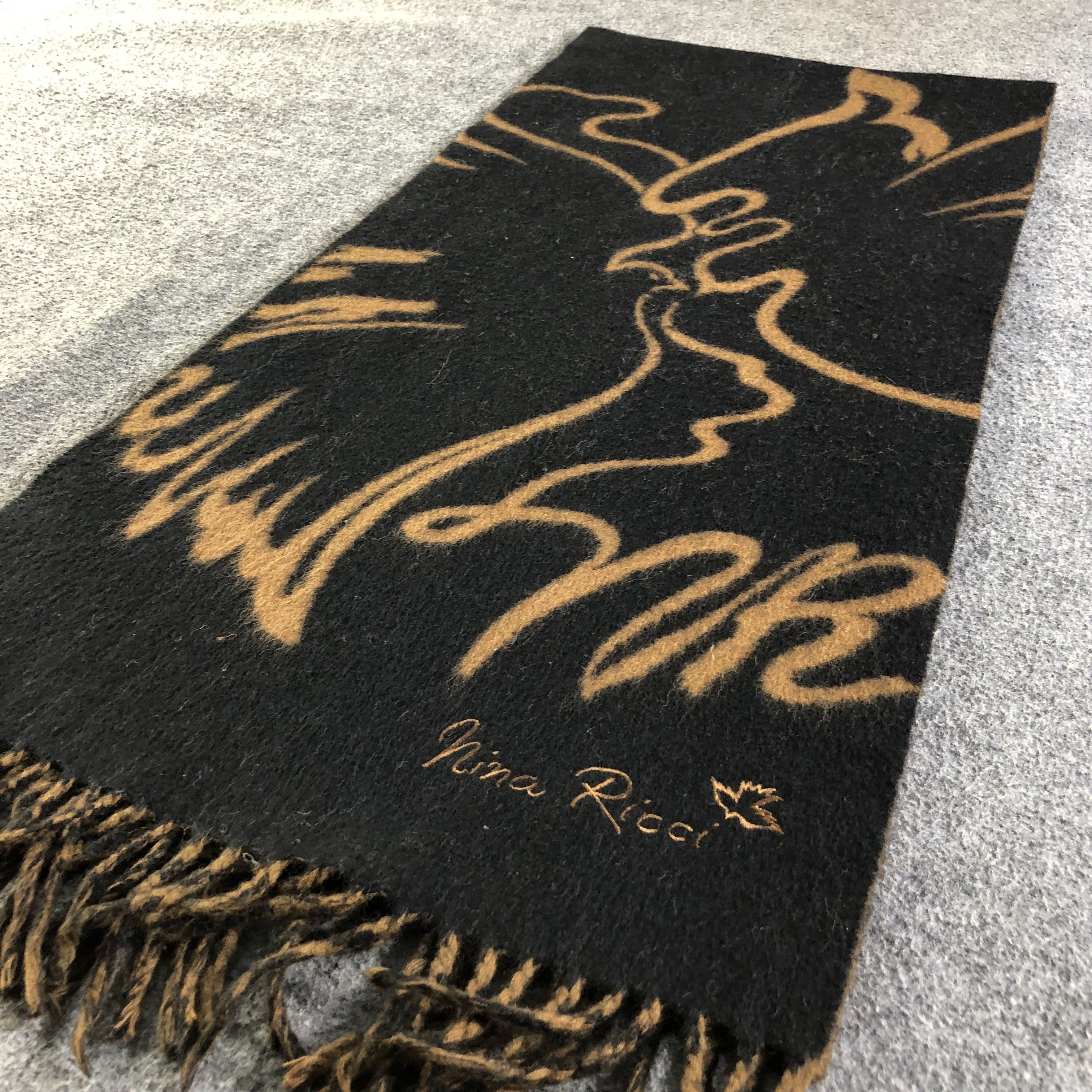 Nina Ricci Nina Ricci Wool Scarf Muffler V1951 Size ONE SIZE - 3 Thumbnail