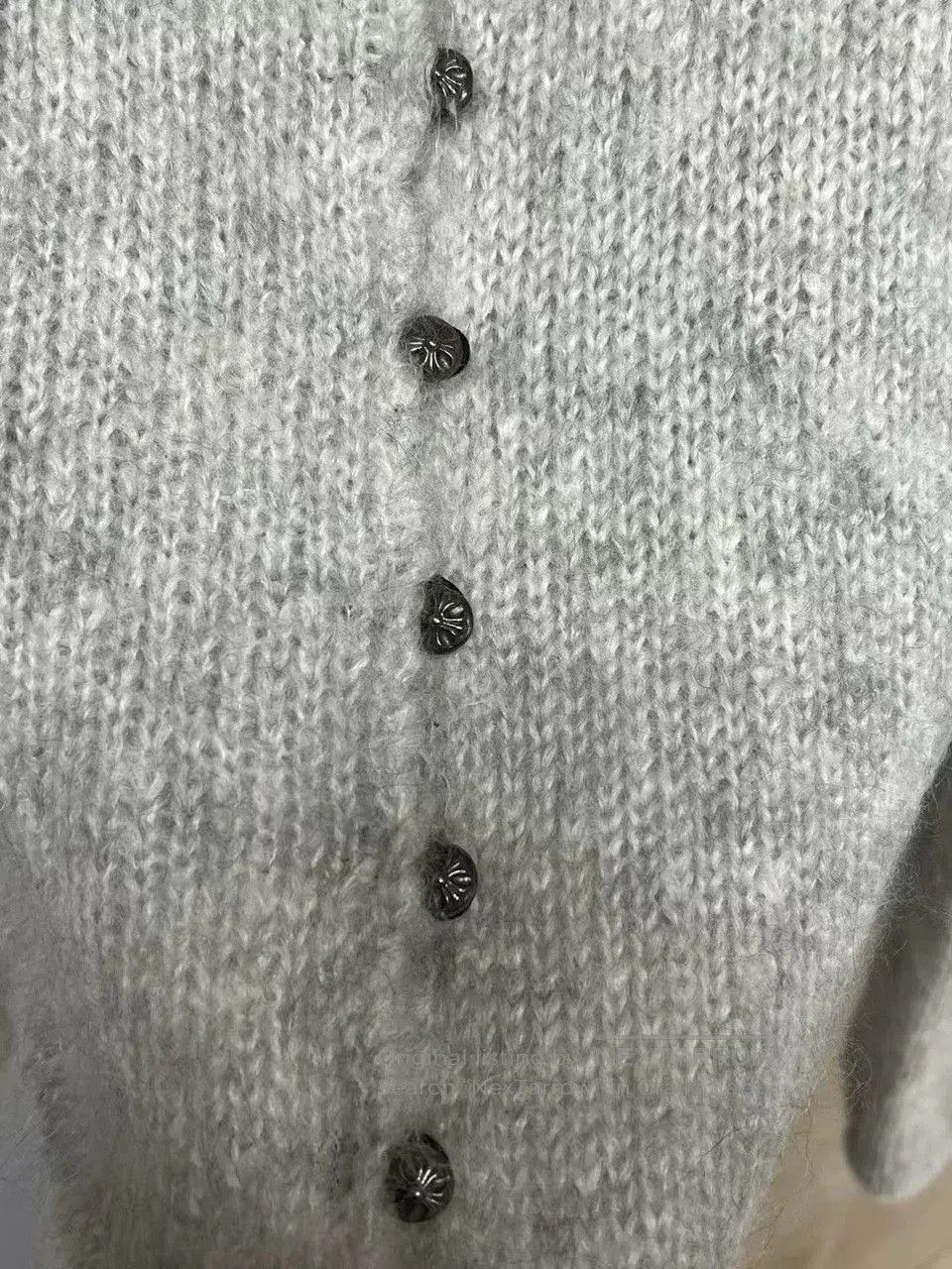 Chrome Hearts chrome hearts gray cashmere cardigan. Size US S / EU 44-46 / 1 - 3 Thumbnail