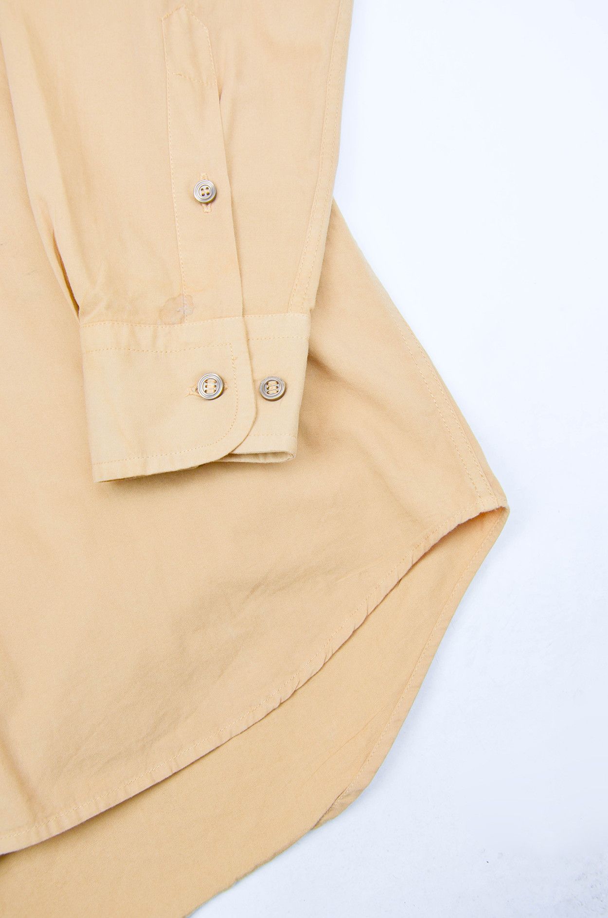 Ermenegildo Zegna Ermenegildo Zegna Sand Cotton Italian Minimal Overshirt S Size US S / EU 44-46 / 1 - 4 Thumbnail