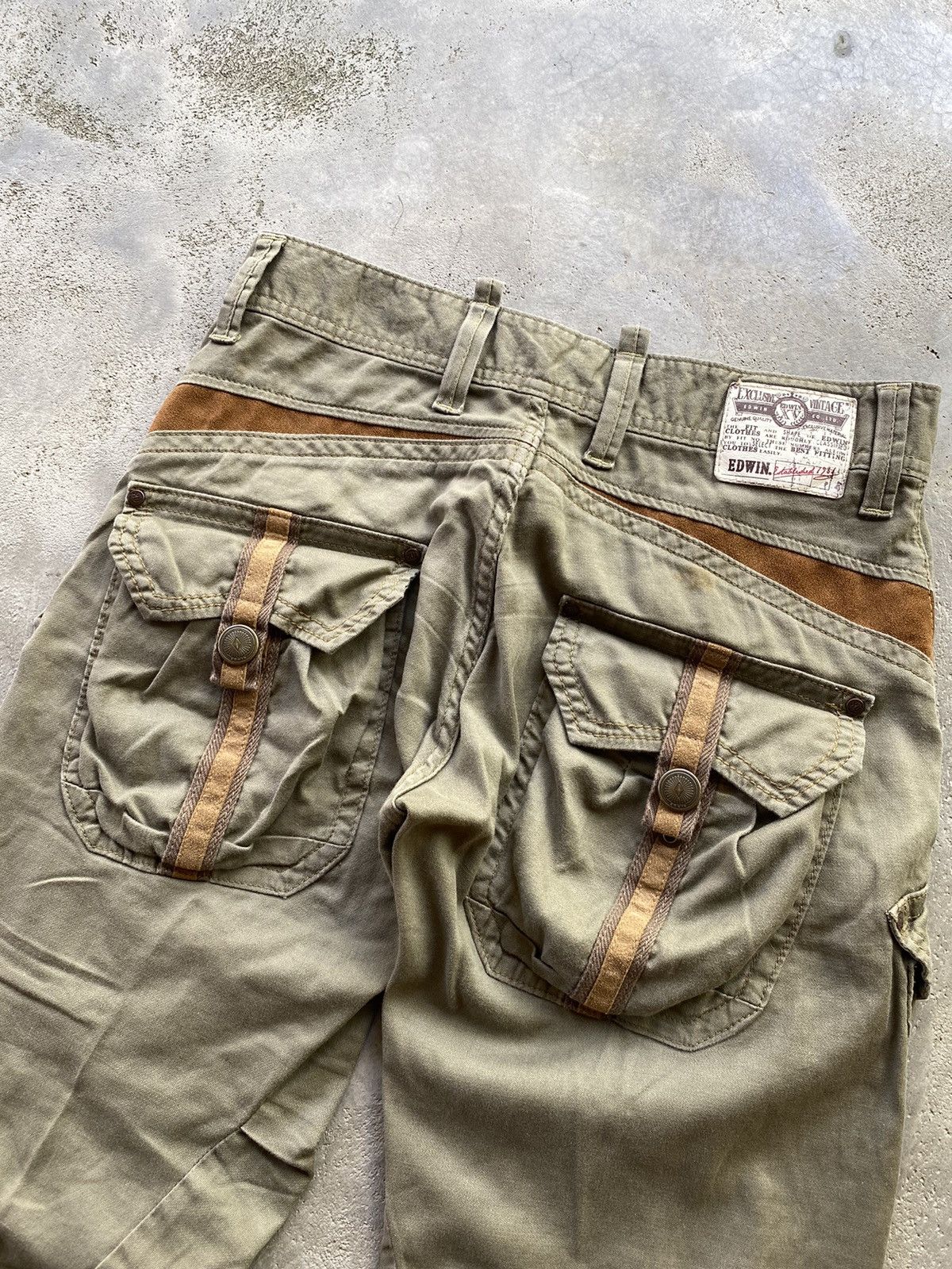 Edwin × If Six Was Nine × Le Grande Bleu (L.G.B.) Edwin Multipocket Cargo Pants Size US 30 / EU 46 - 5 Thumbnail
