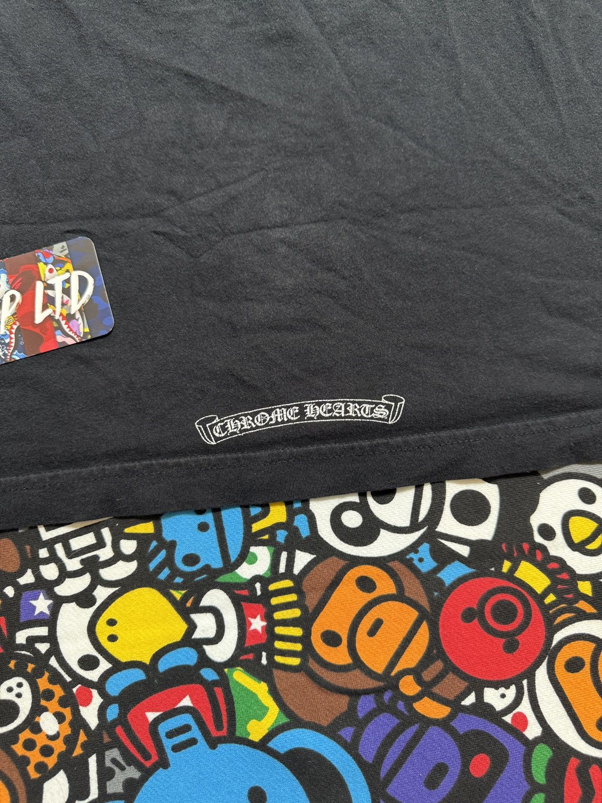 Chrome Hearts Chrome Hearts Black Horseshoe Logo Tee Size US M / EU 48-50 / 2 - 13 Thumbnail