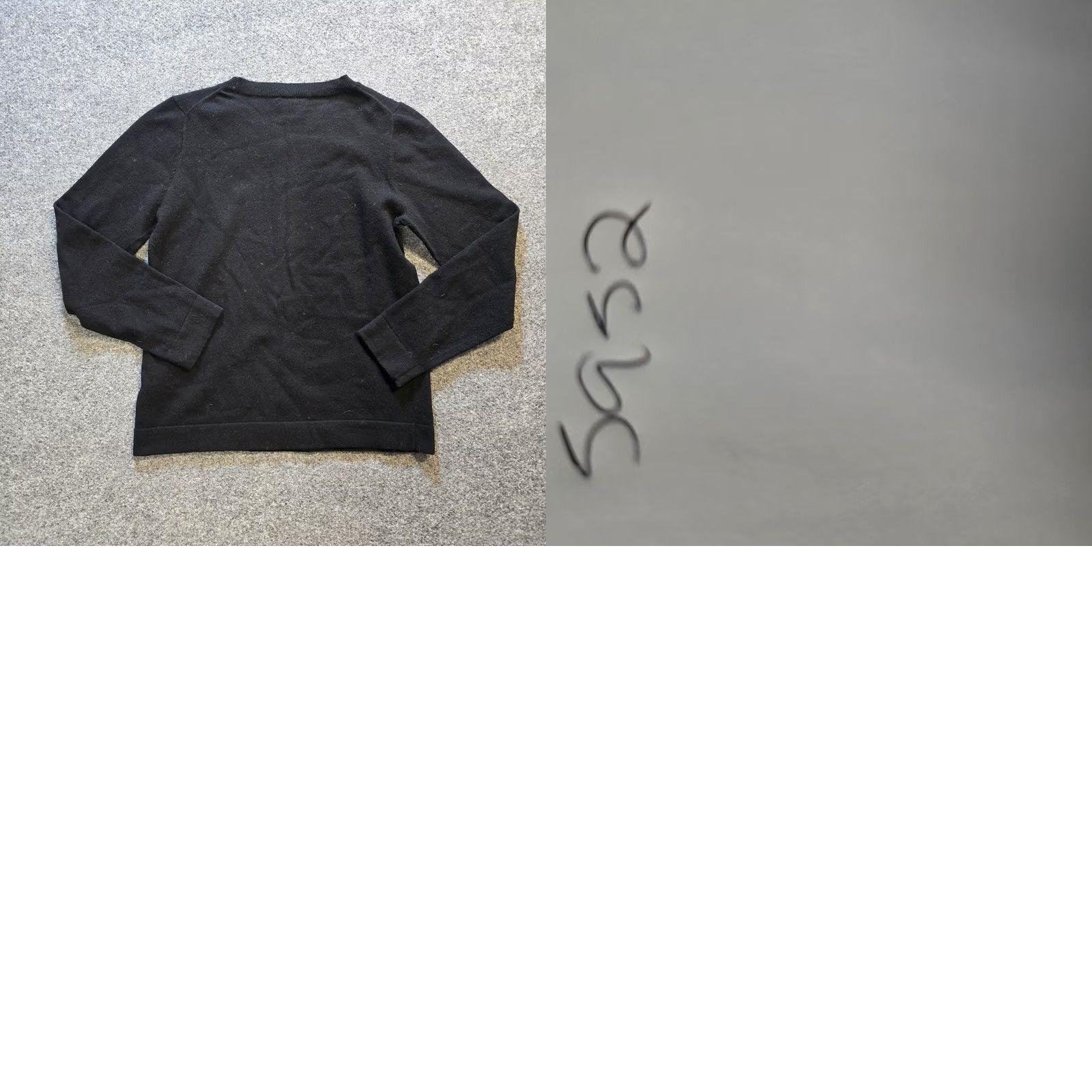J.Crew J.CREW Sweater Womens Medium Black Merino Wool Blend Long Sleeve Classic Pullover Knit Casual Size M / US 6-8 / IT 42-44 - 8 Thumbnail