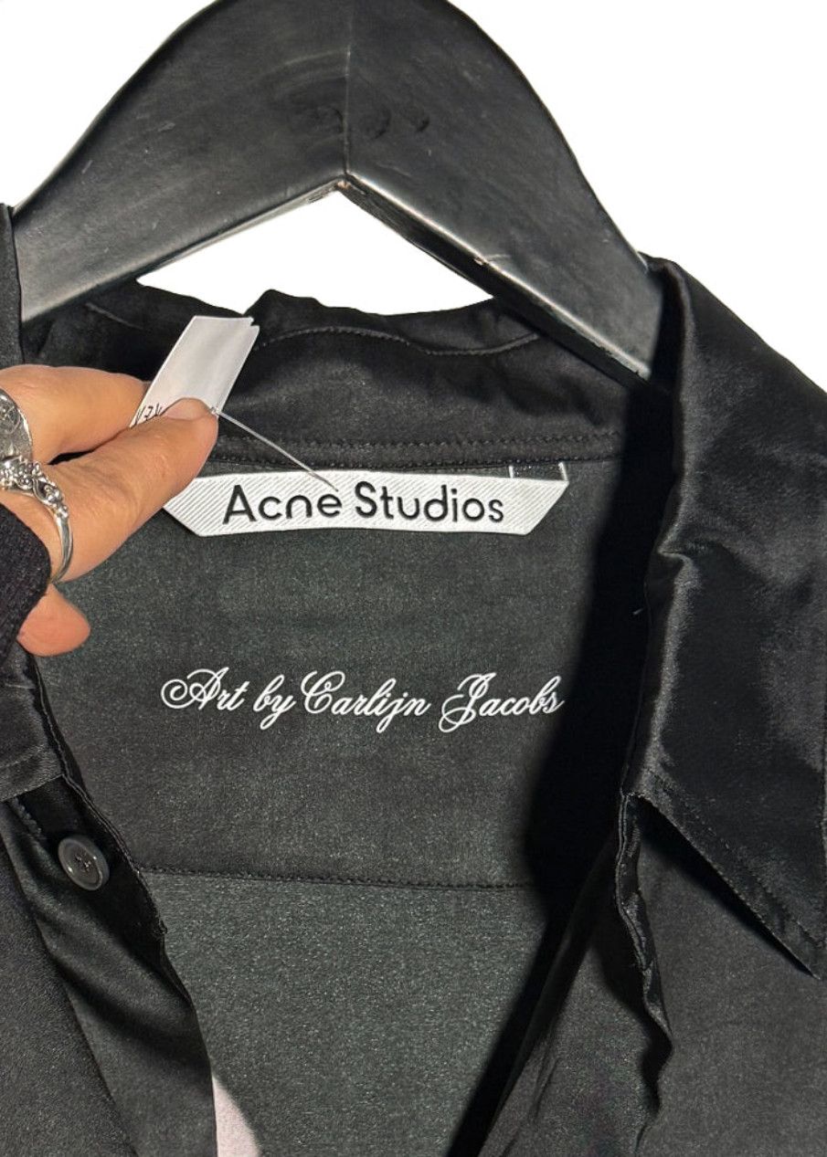 Acne Studios Acne Studios "Carlijn Jacobs" Black Floral Print Shirt Size US S / EU 44-46 / 1 - 5 Thumbnail