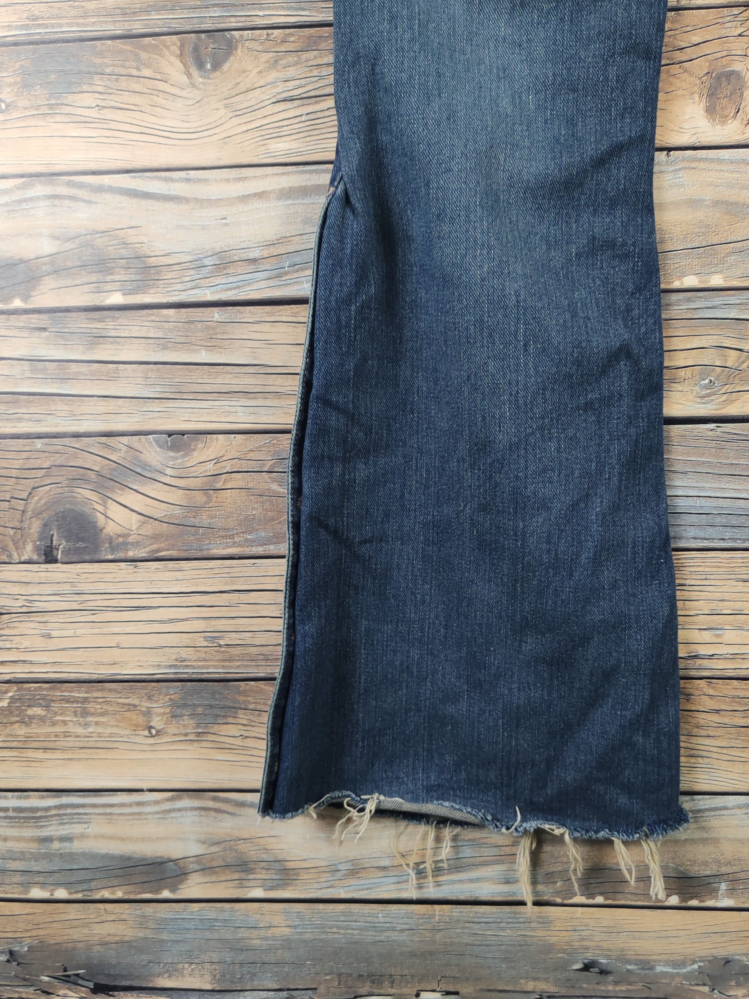 Japanese Brand DL Fazbee Dark Blue Denim Jumpsuits #1086 Size 30" / US 8 / IT 44 - 14 Thumbnail